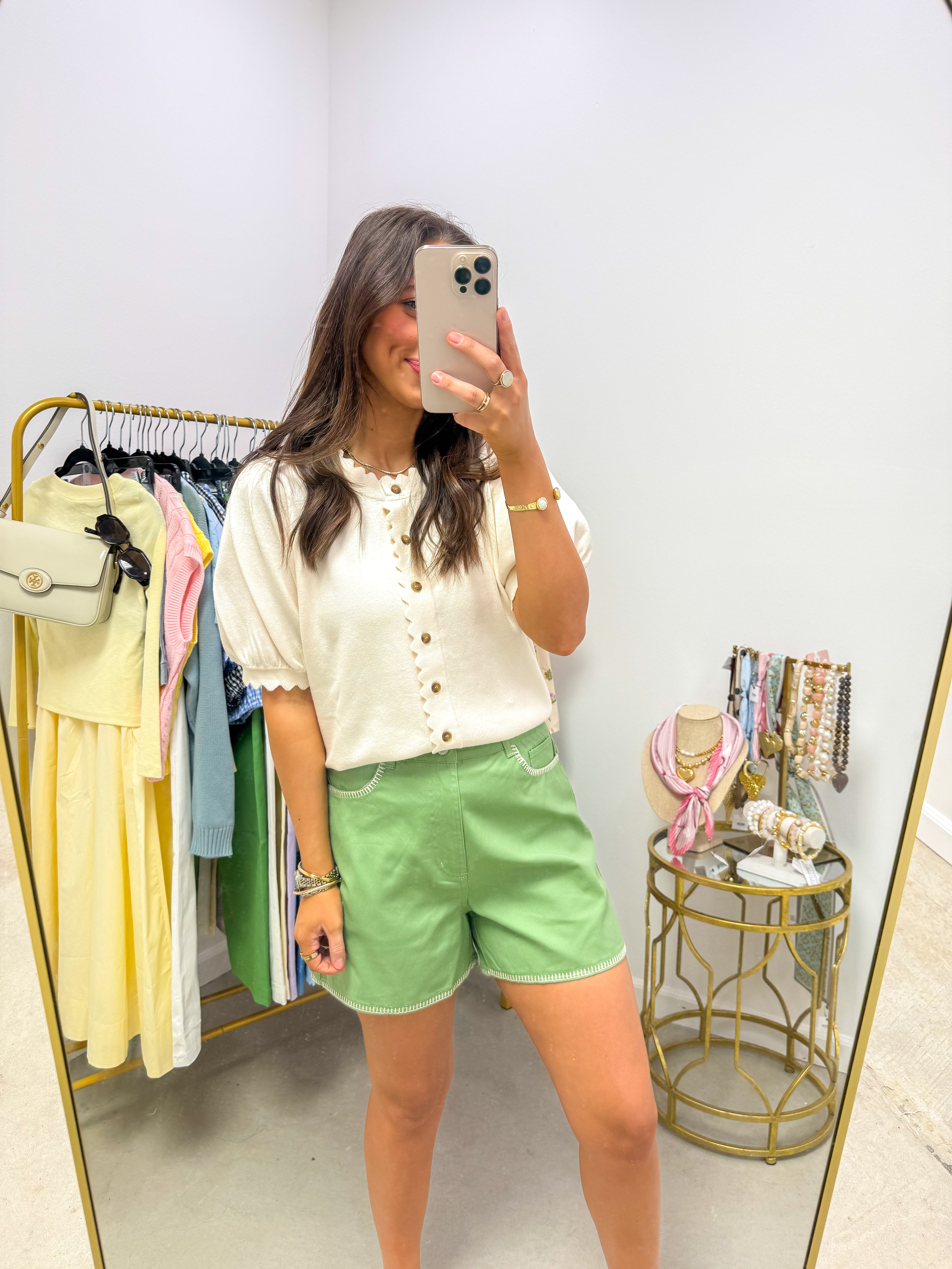 Maisie Lightweight Cream Sweater Top