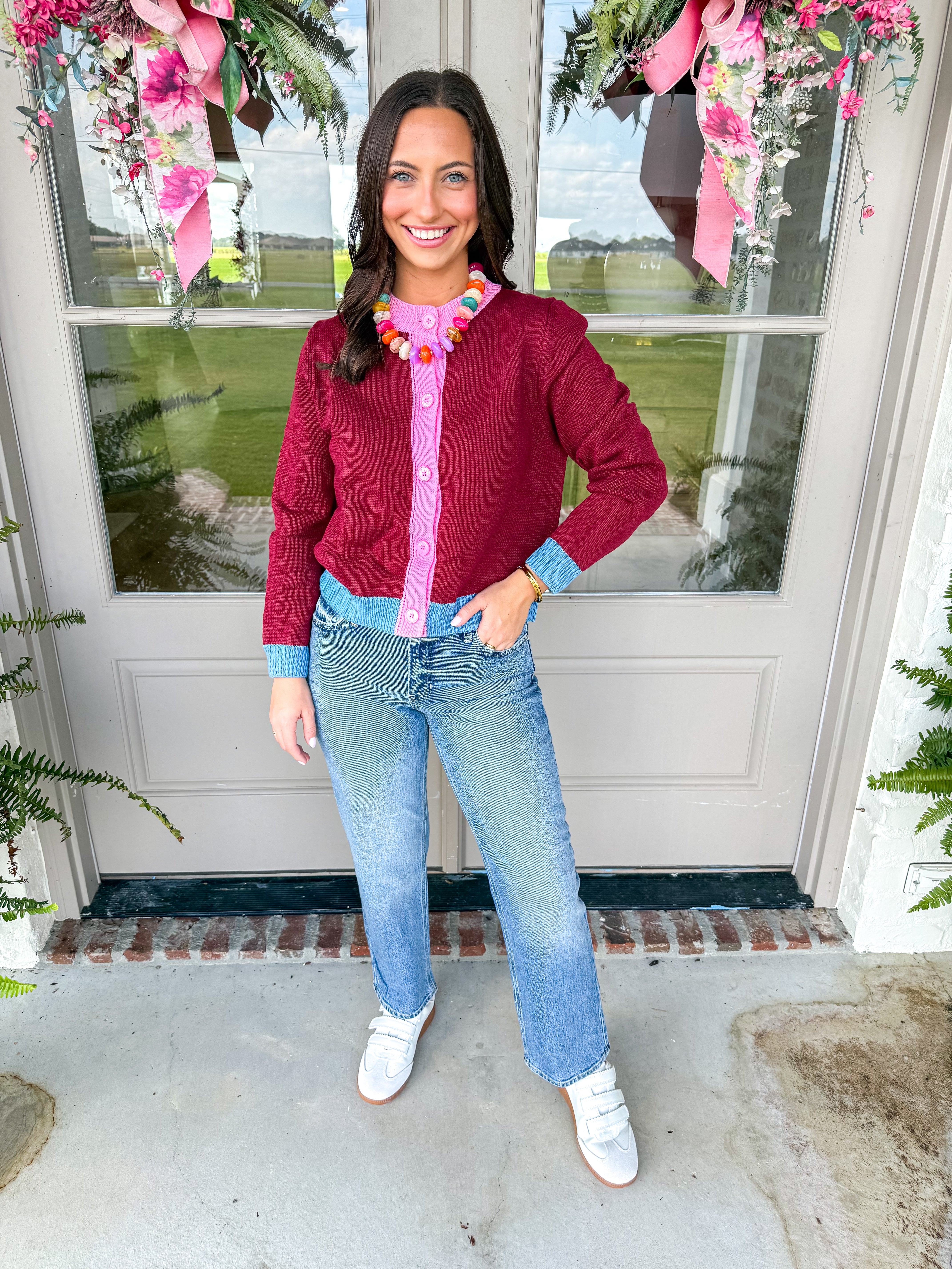 Sugar Rush Color-Block Cardigan