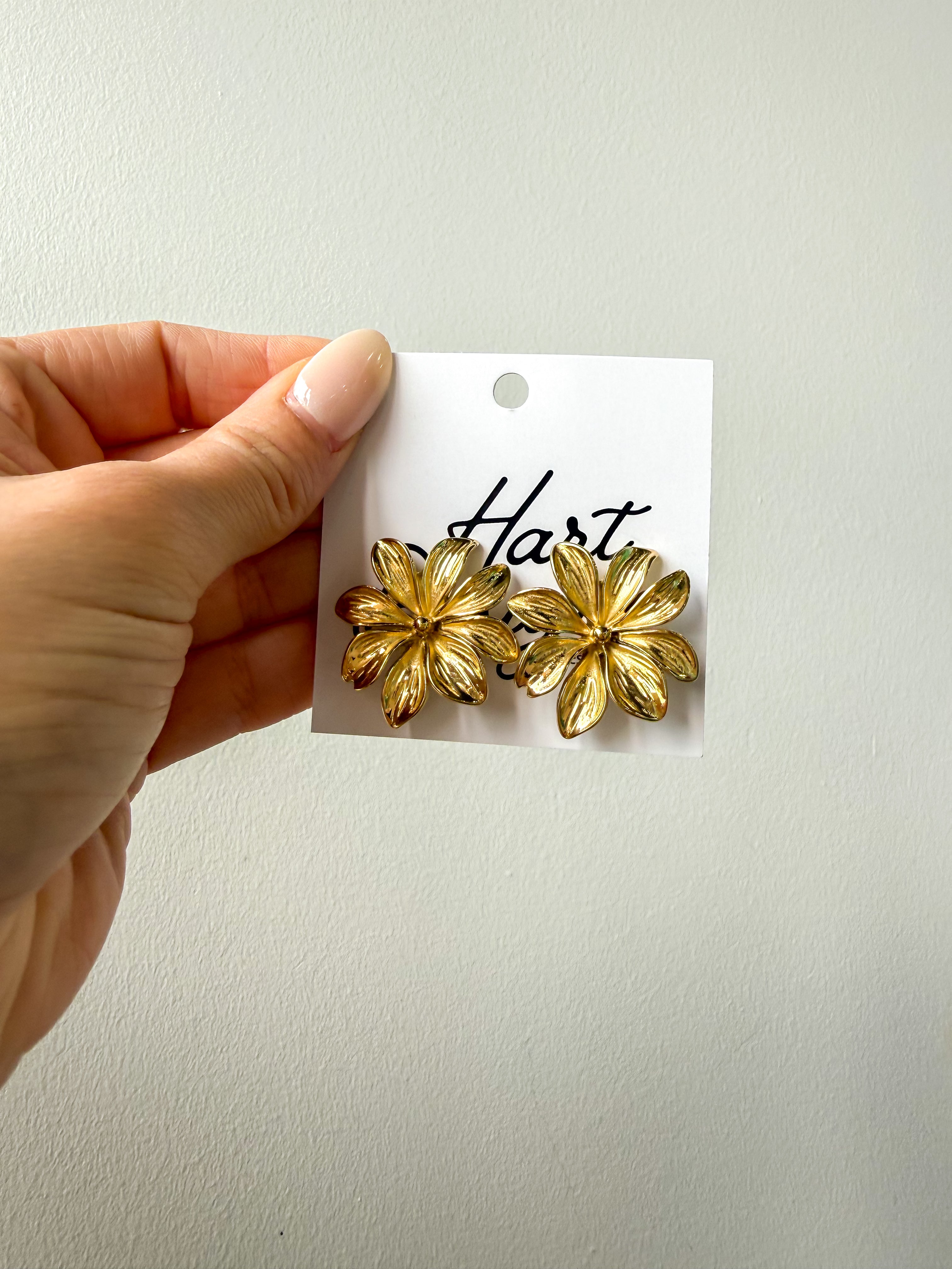Sunflower Gold Studs