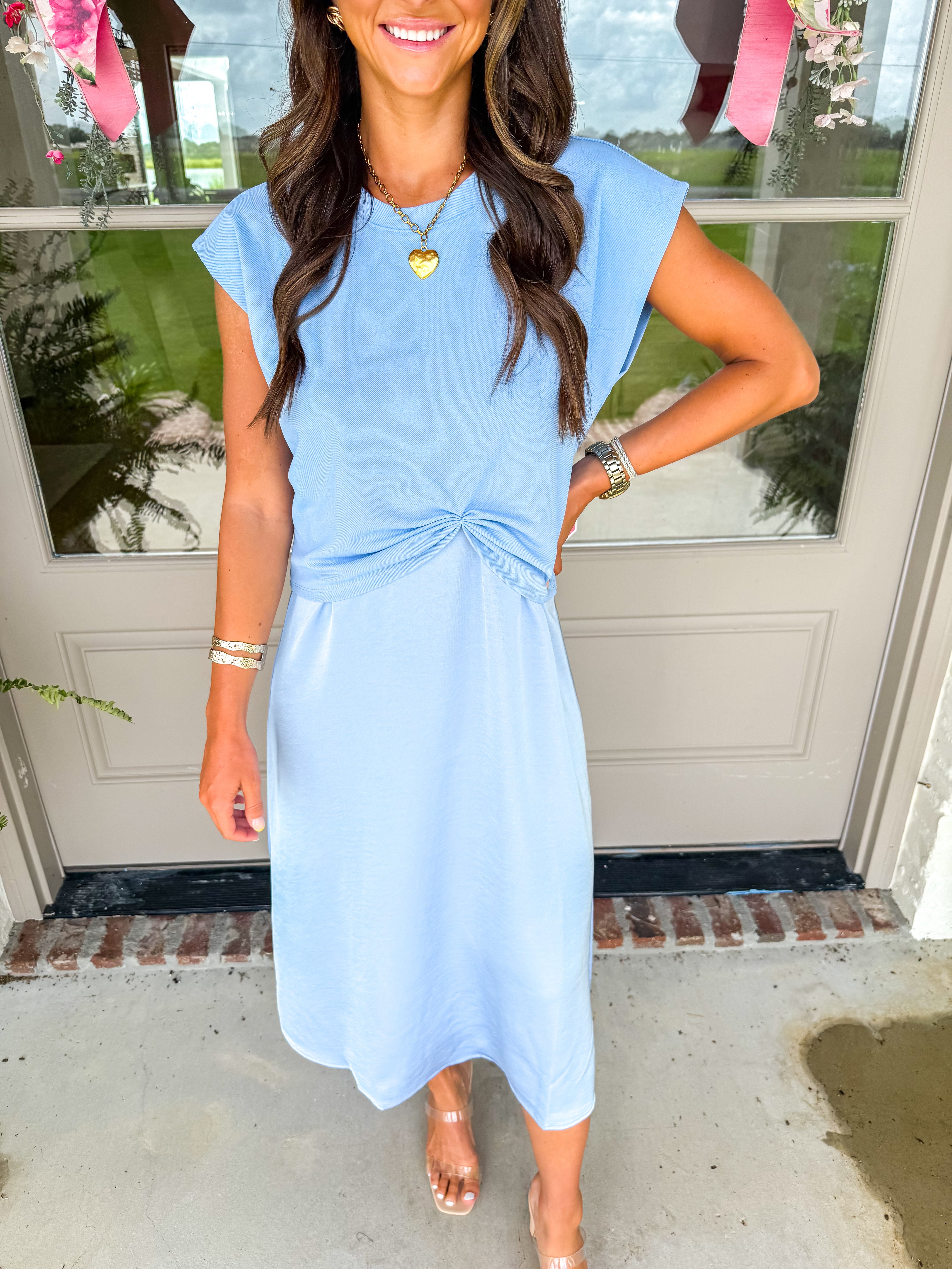 Twist & Turn Two-Piece Set Blue