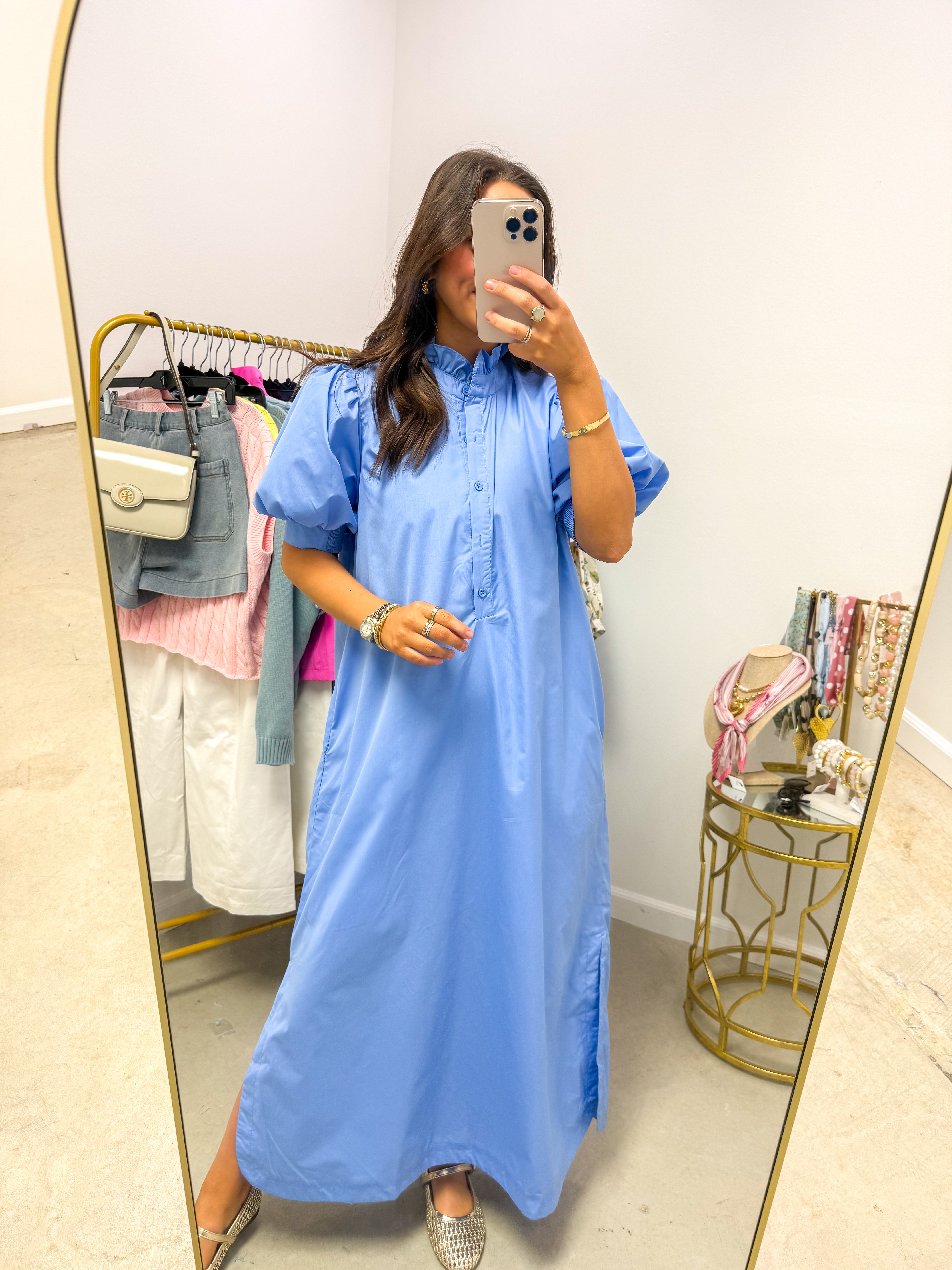 Garden Grace Chambray Midi