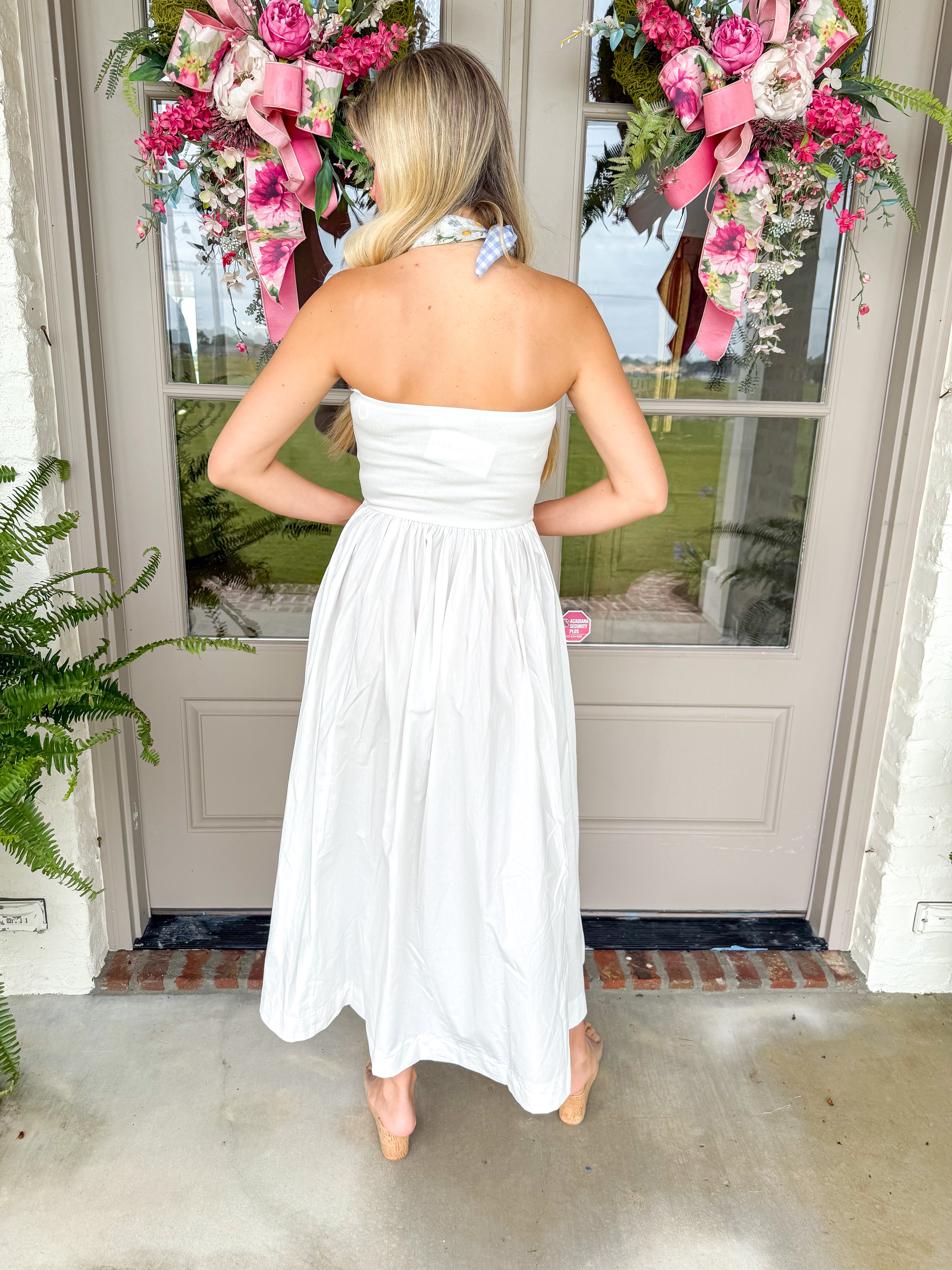 Sunshine Swirl White Maxi