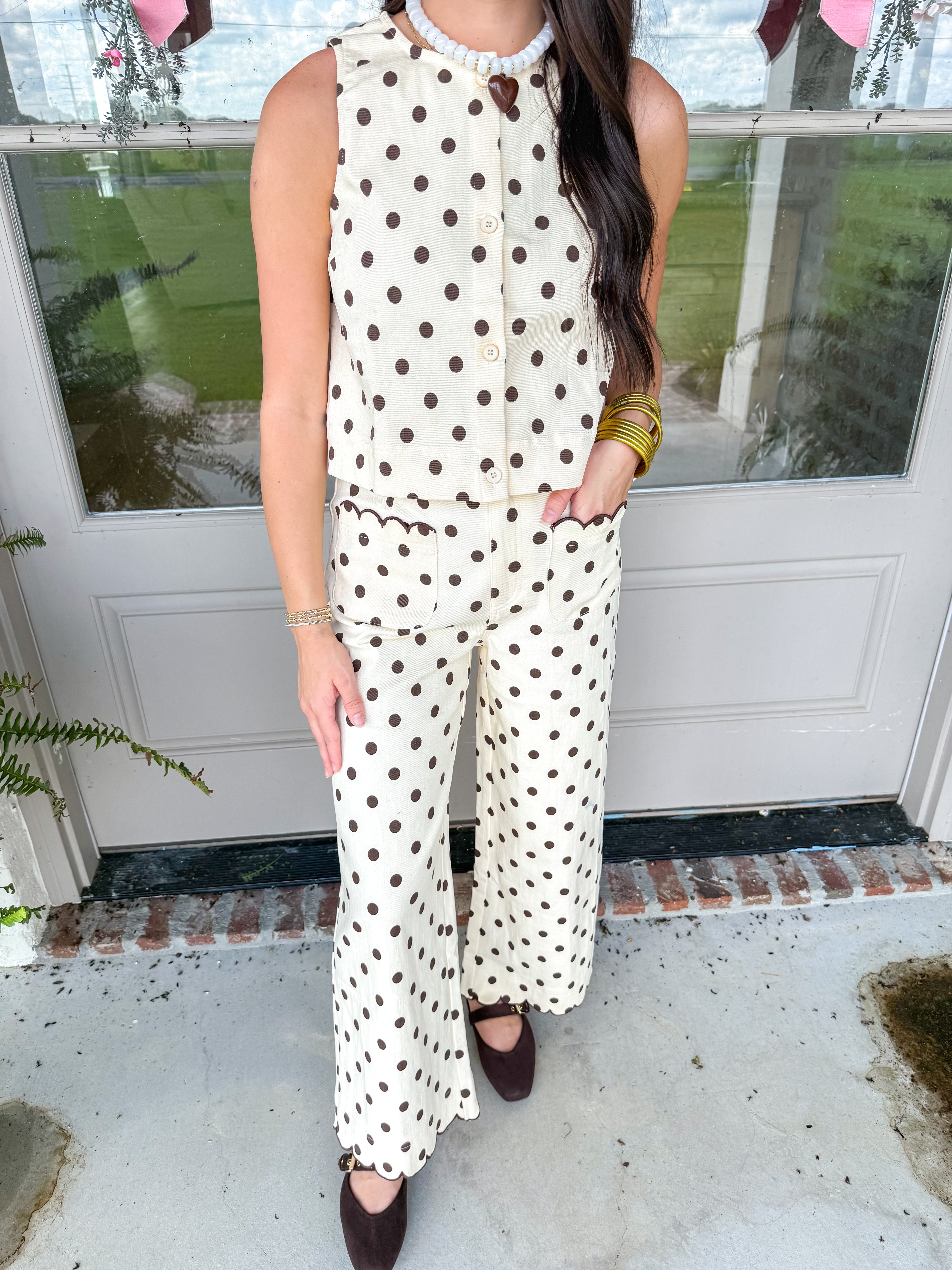 The Dot Spot Sleeveless Top