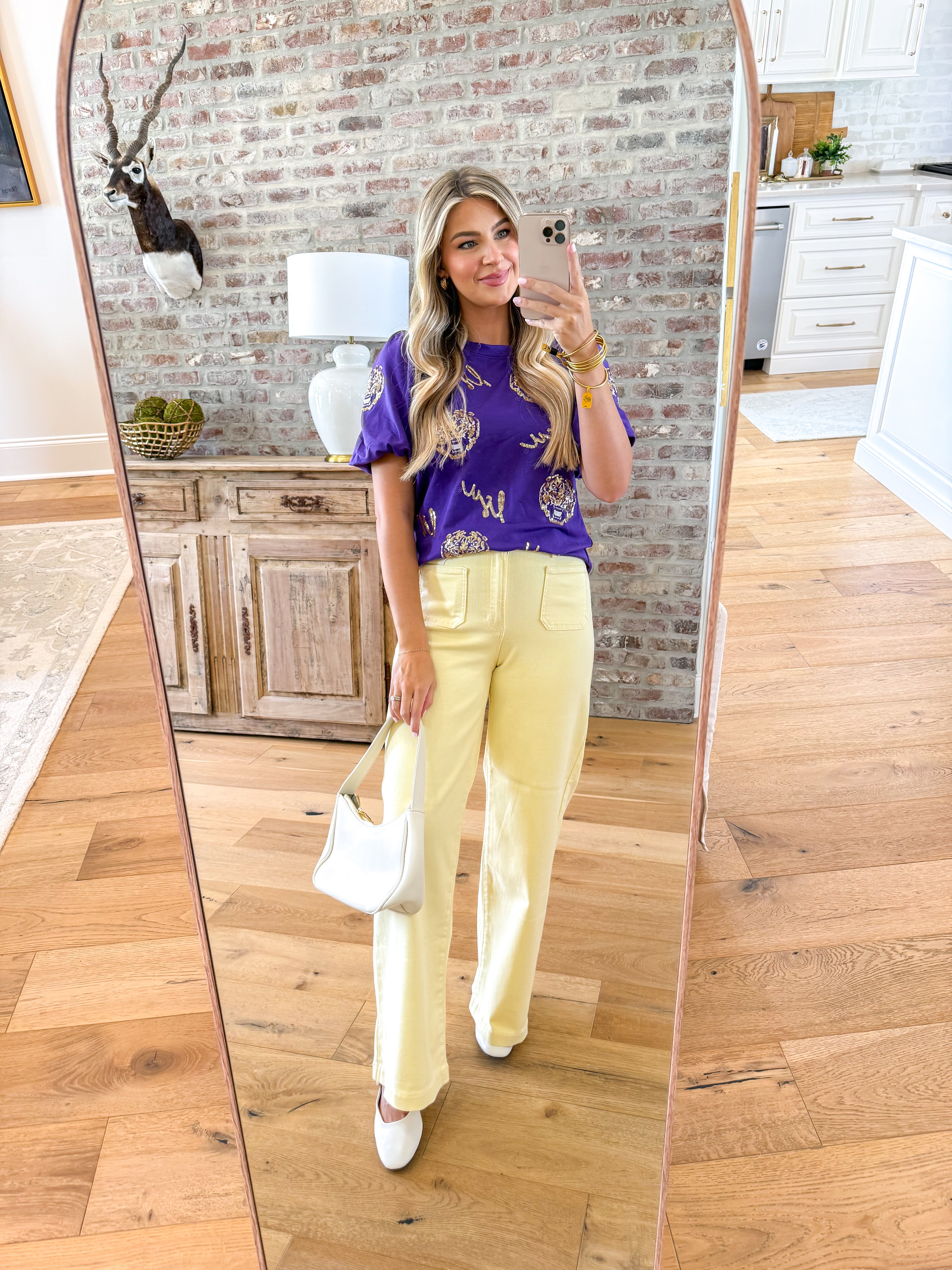 Tina LSU Top Purple