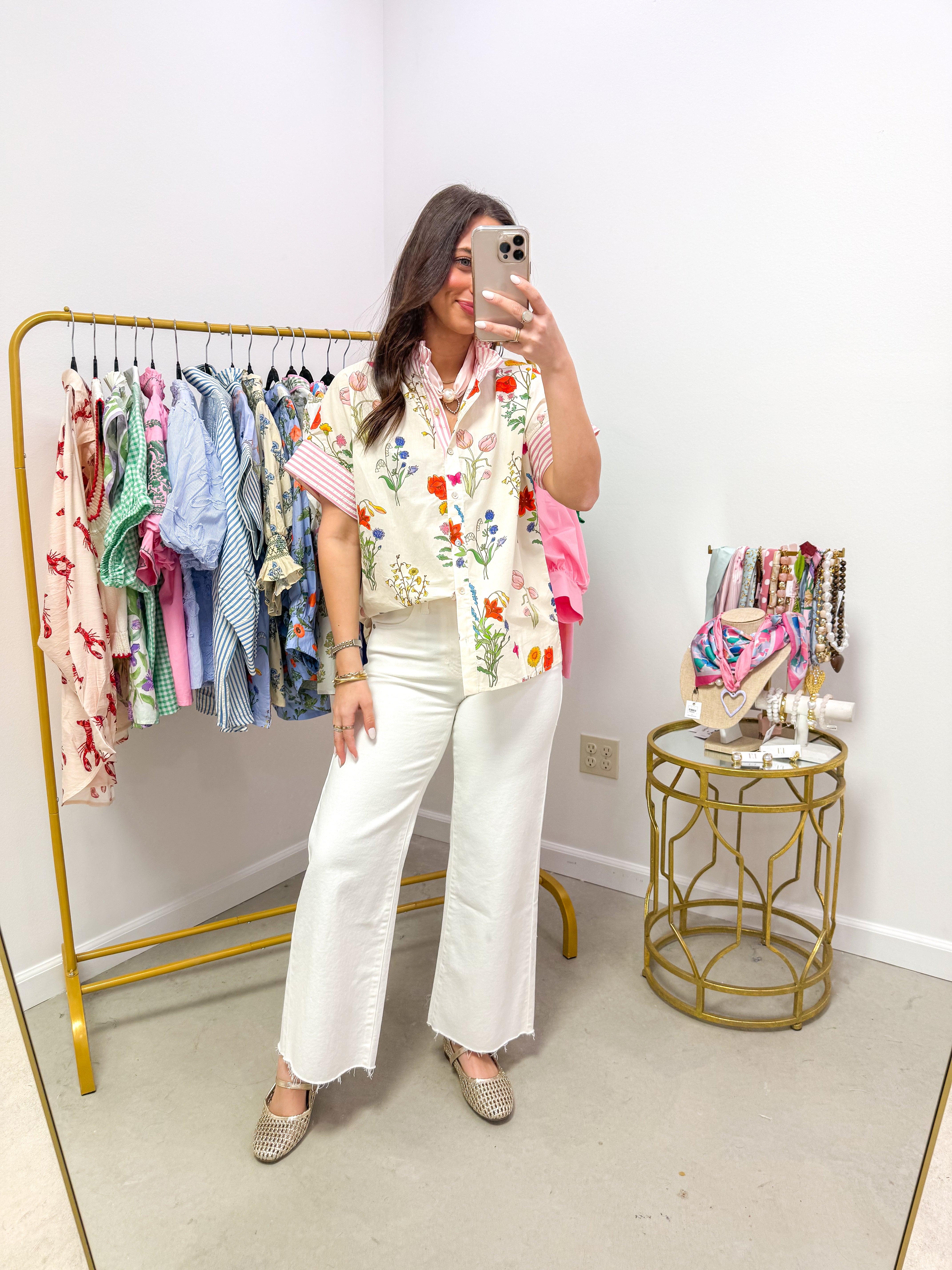 Bliss & Bloom Cream Top