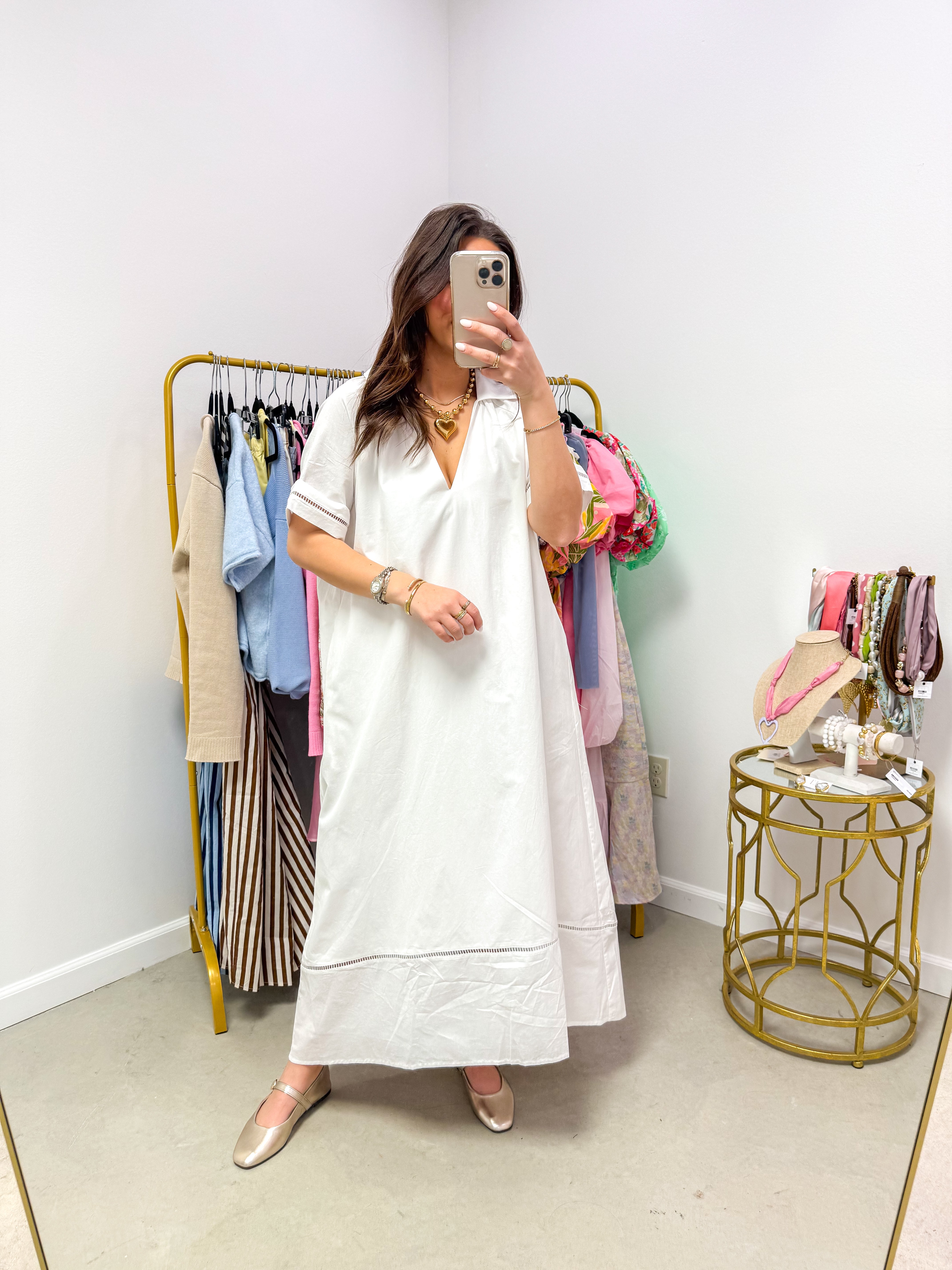 Cotton Meadow Midi Dress
