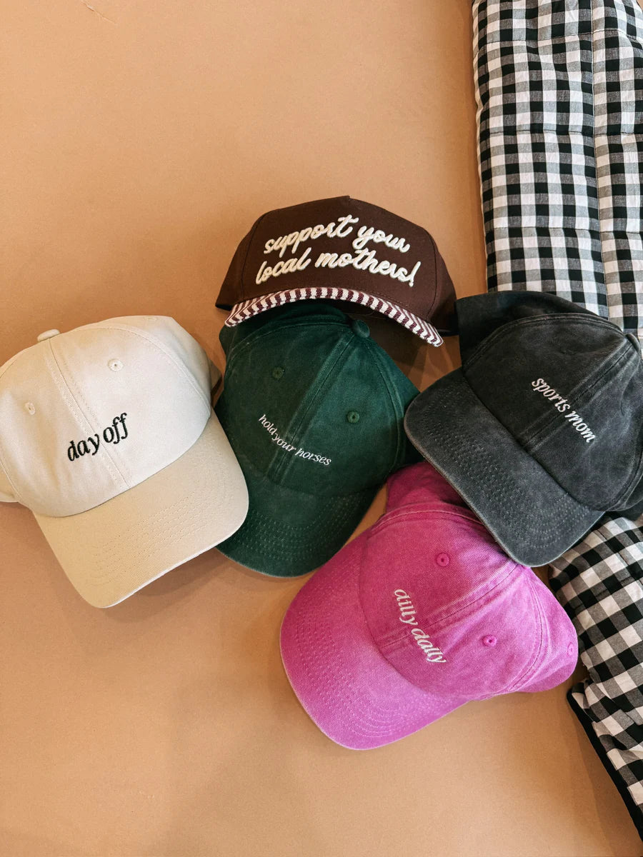 Dilly Dally Pink Dad Cap