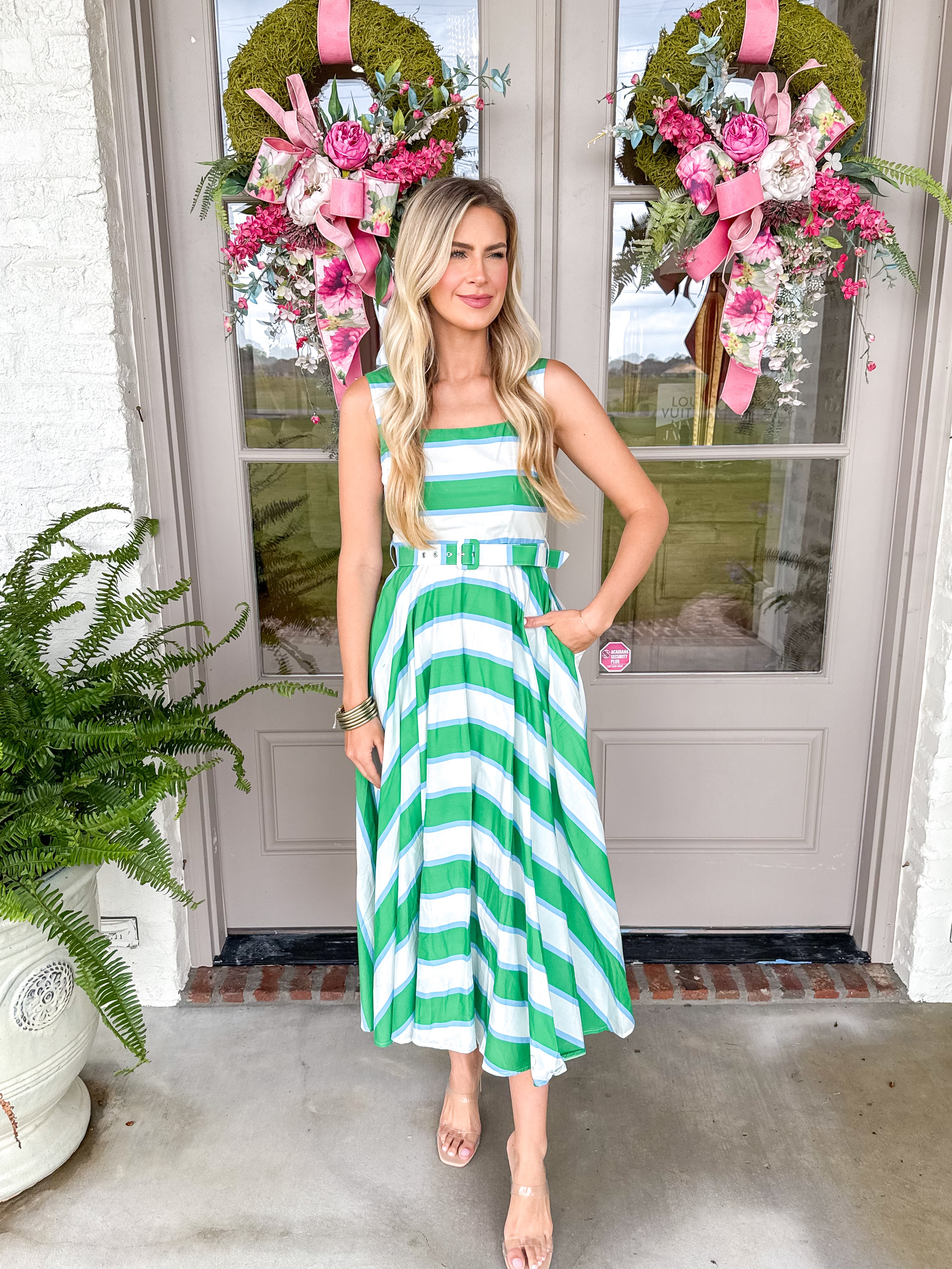 Coastal Breeze Striped Maxi