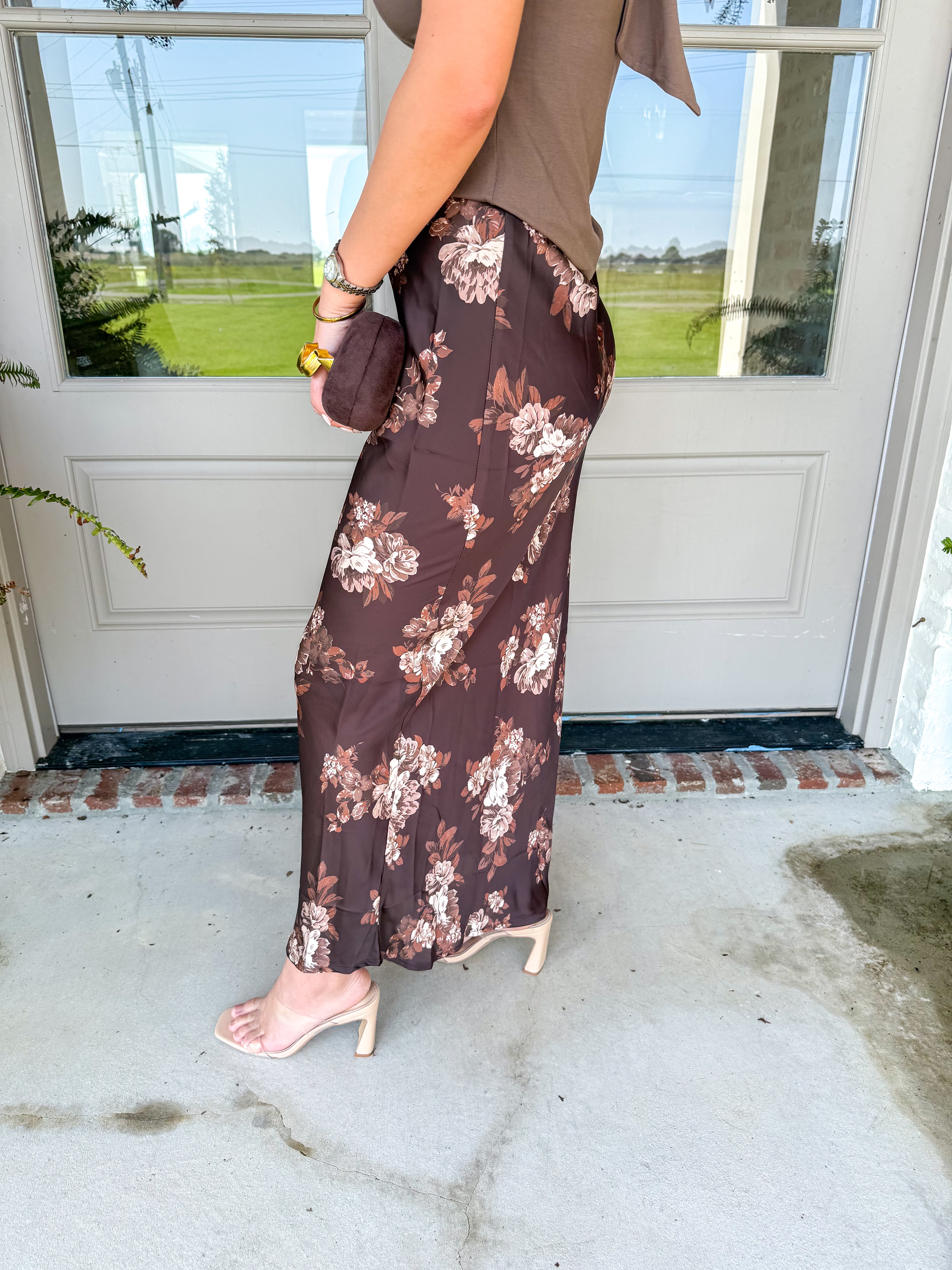 Autumn Bloom Floral Skirt