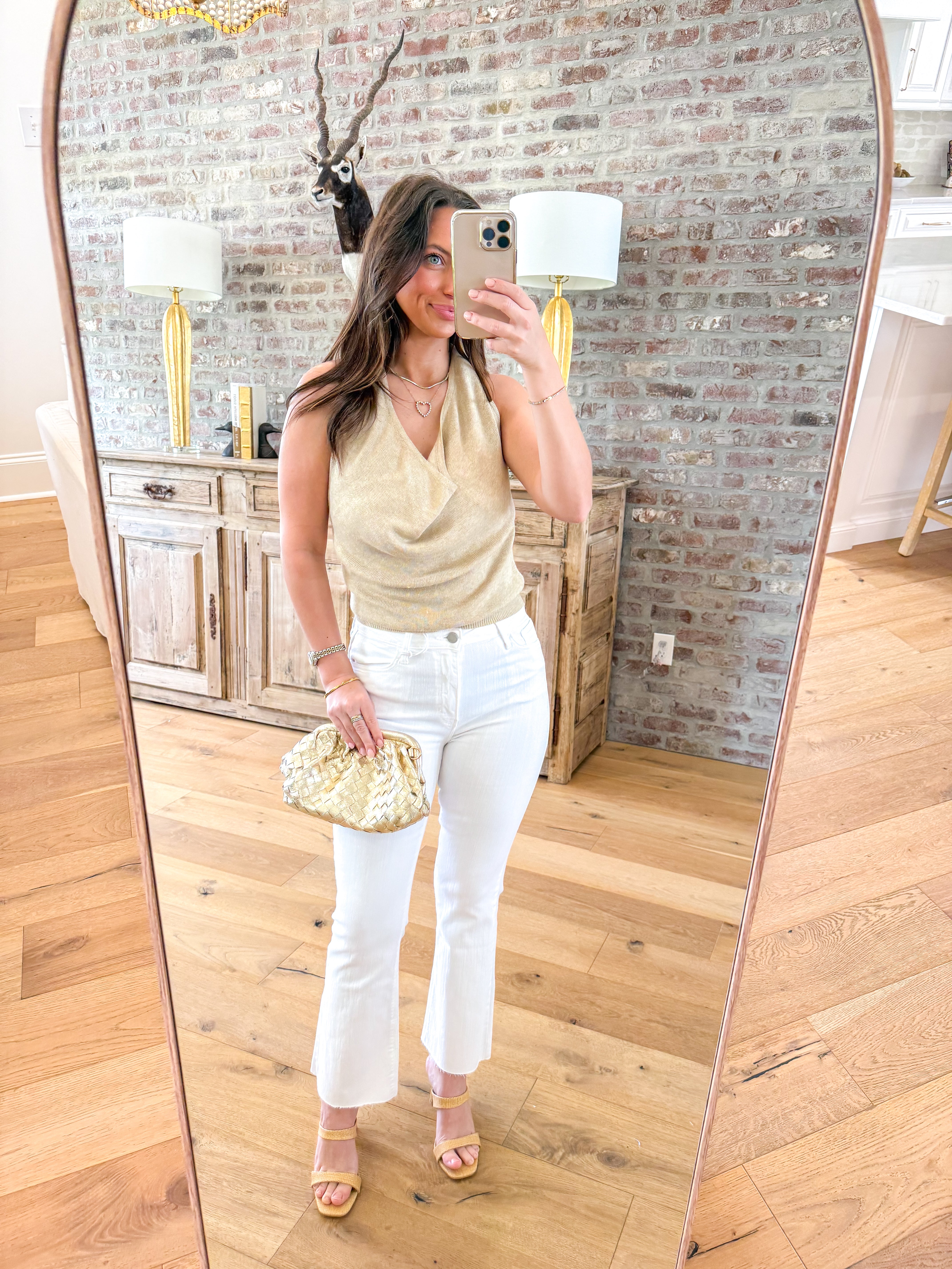 Mila Cowl Neck Halter Knit Top