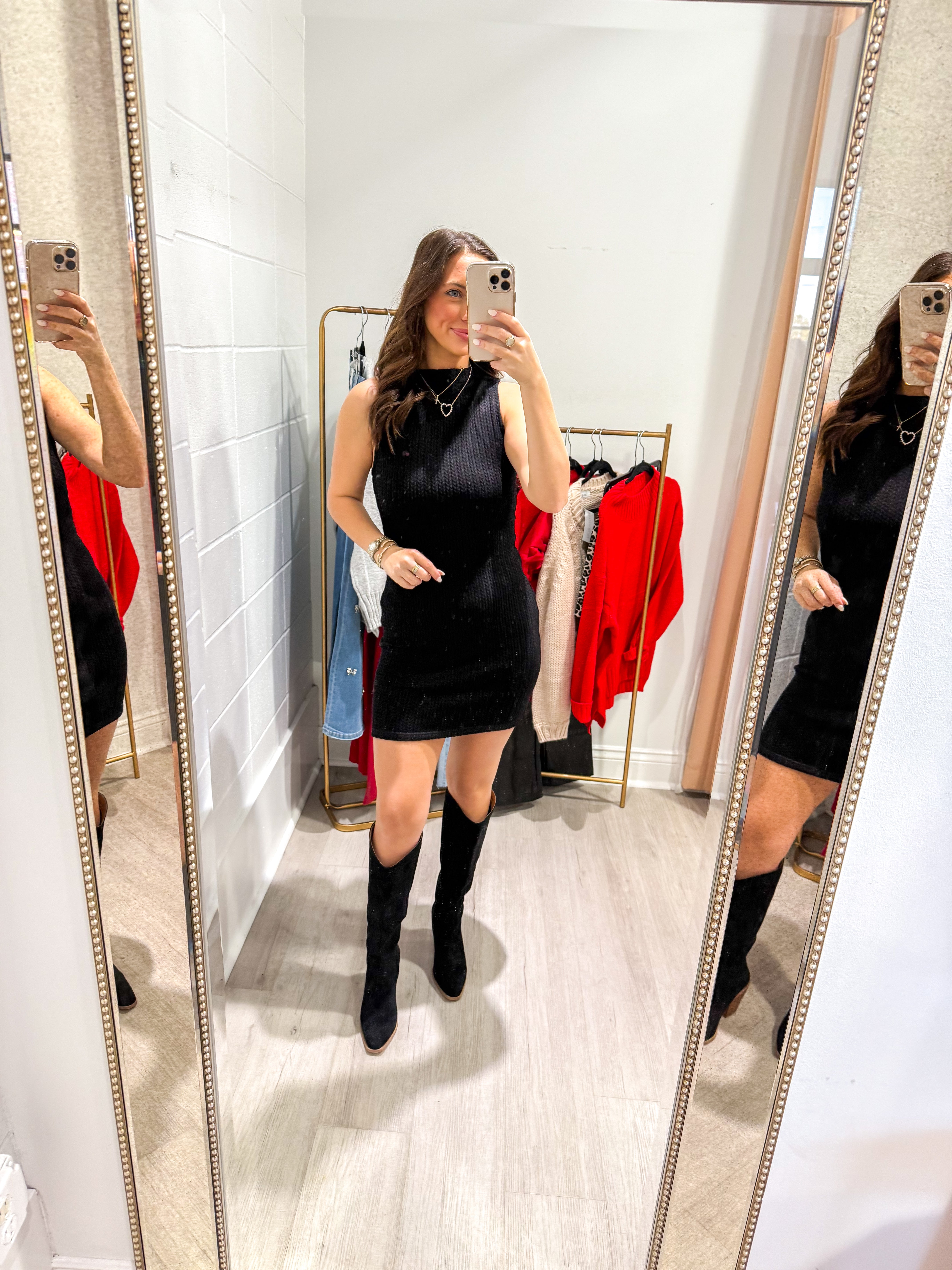 Maris Knit Black Mini