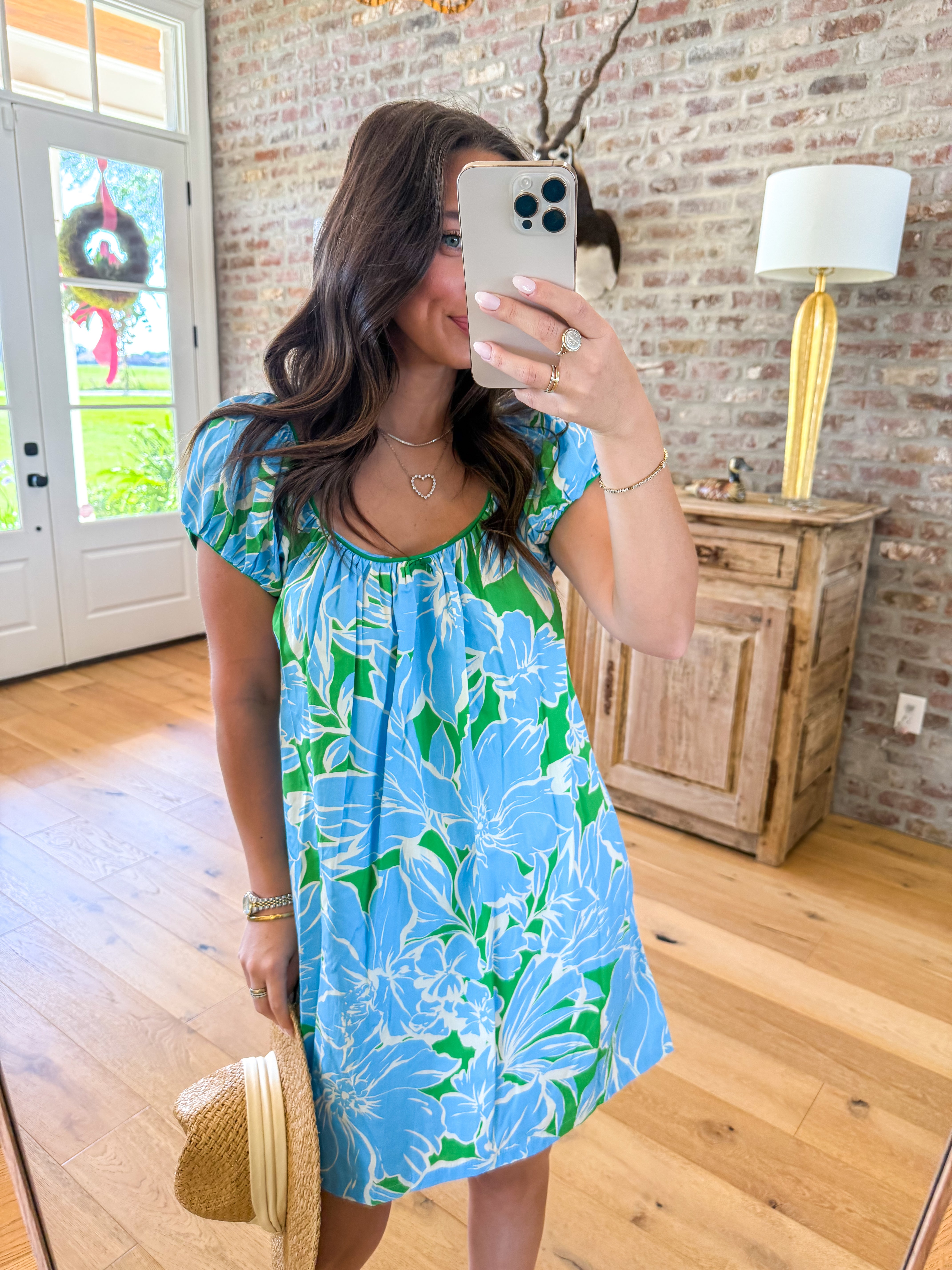 Chelsie Bloom Babydoll Mini Dress