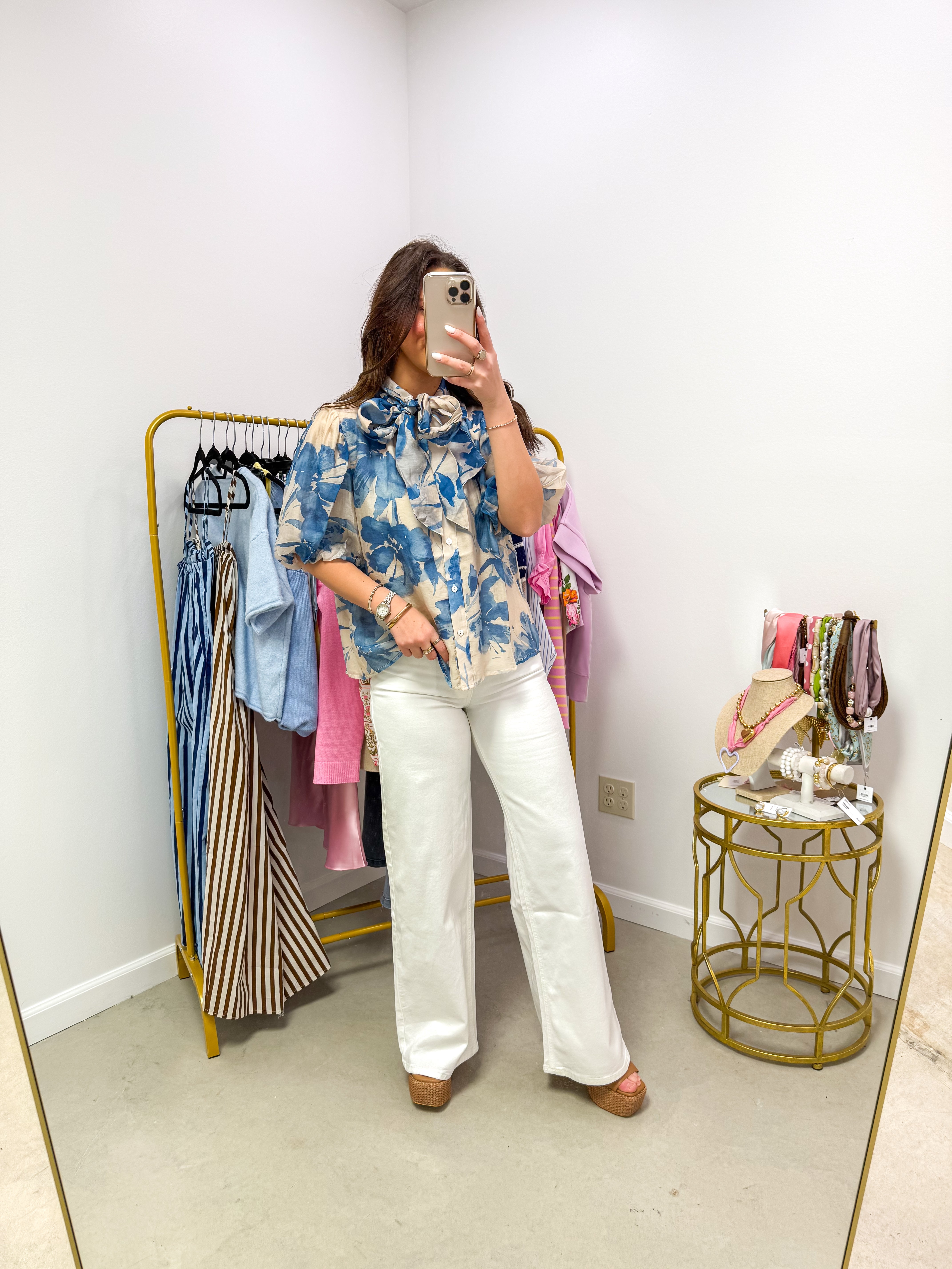What Makes You Happy Floral Blouse