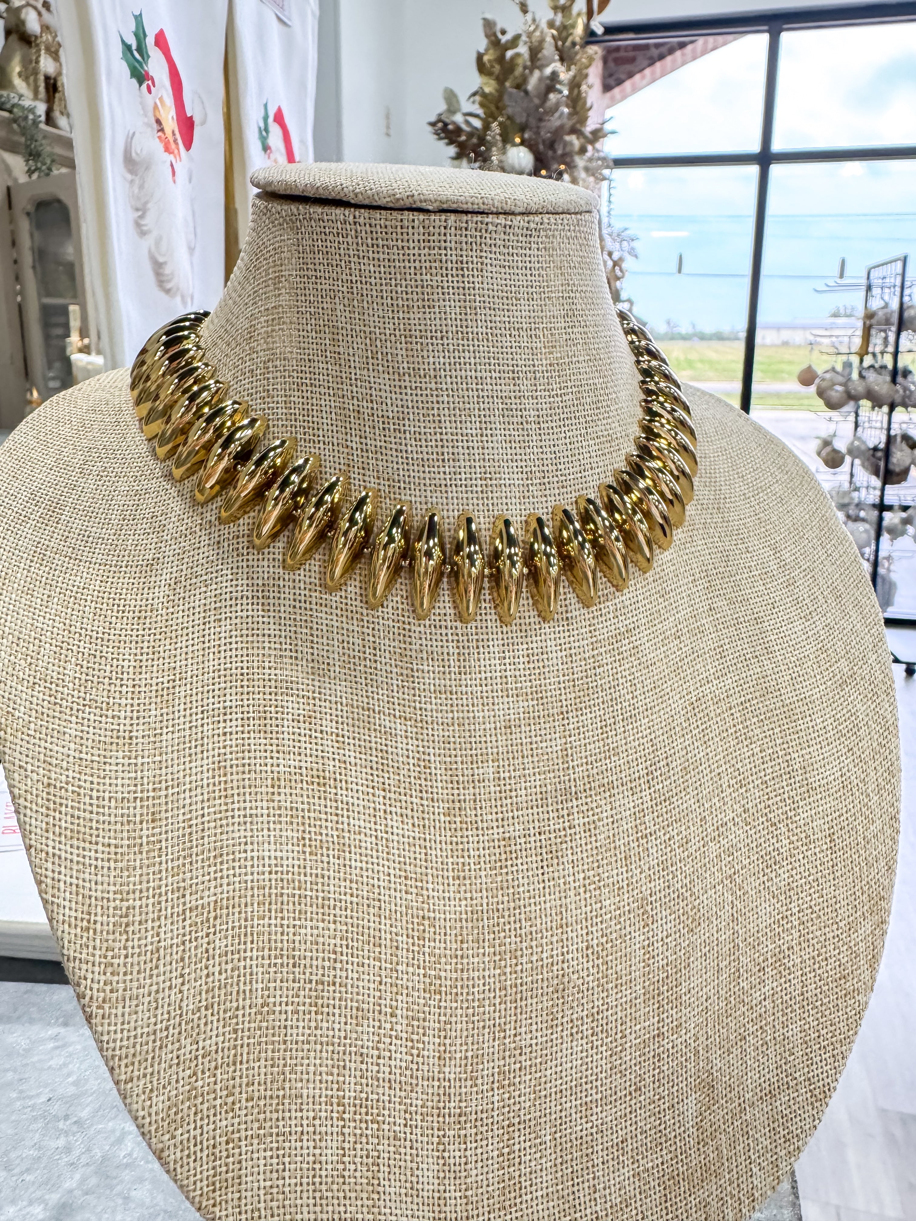Gold Statement Necklace