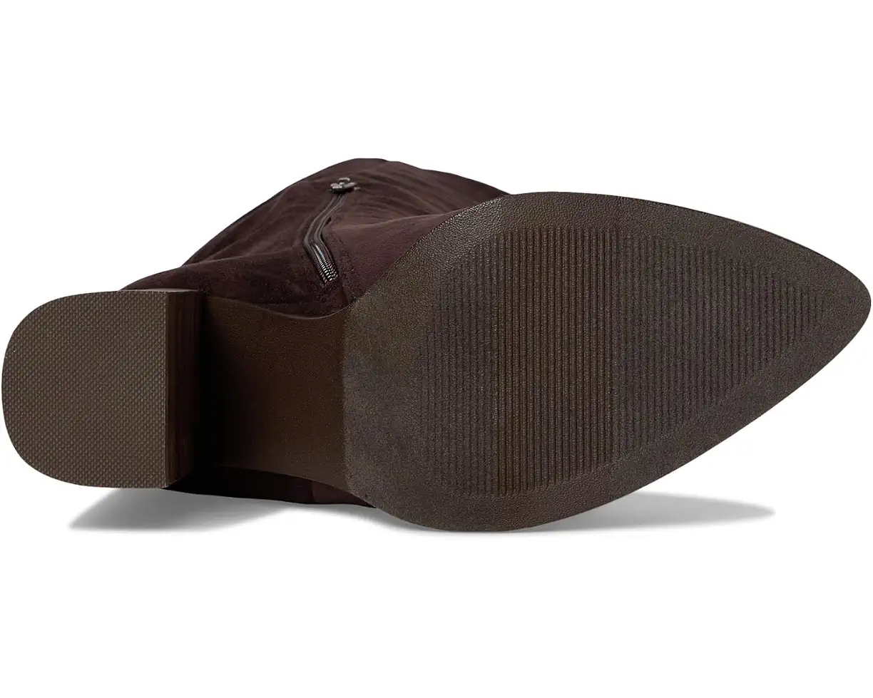 Bardonny Dark Brown Suede Tall Boots