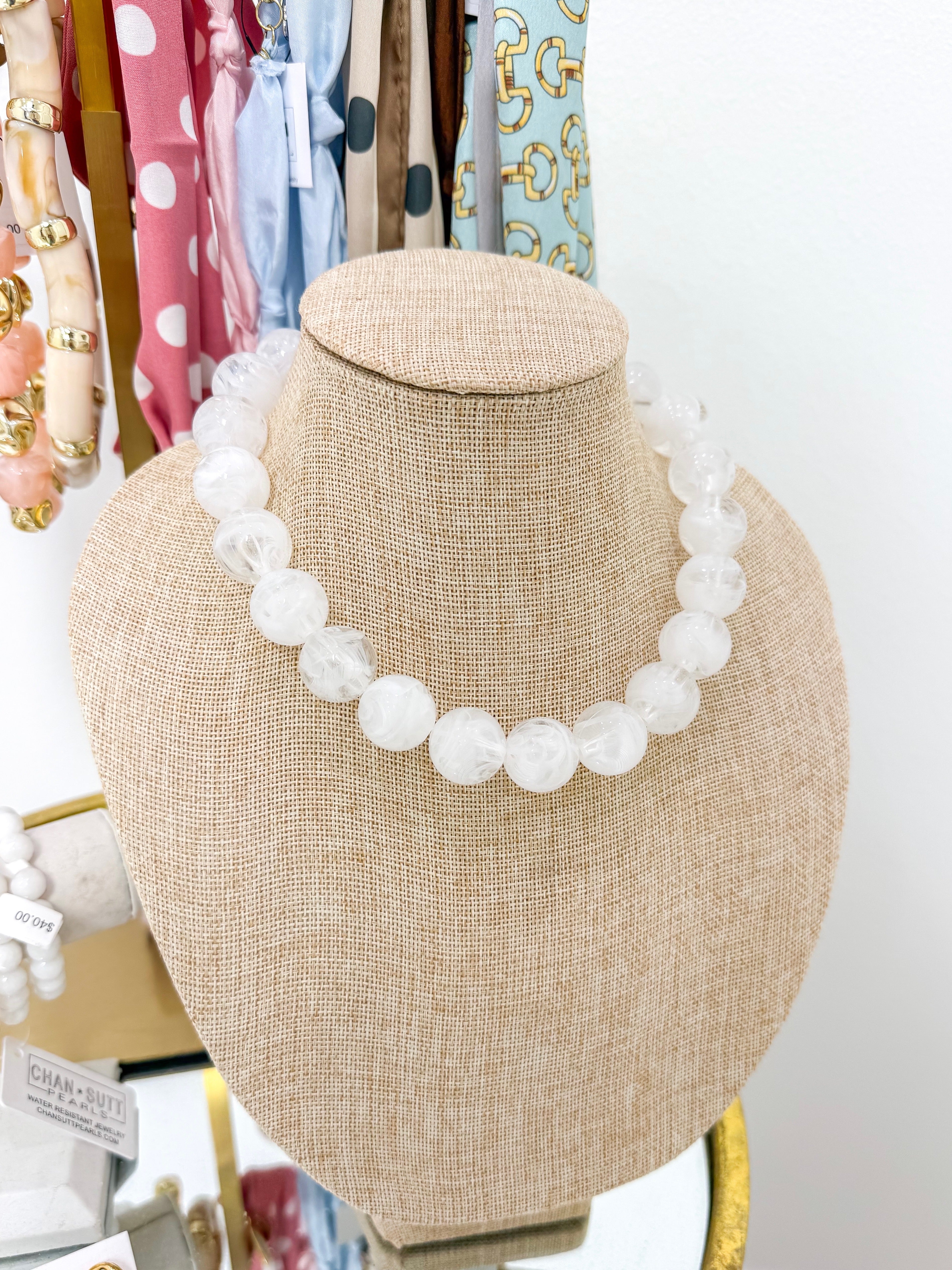 Clear Bead Necklace