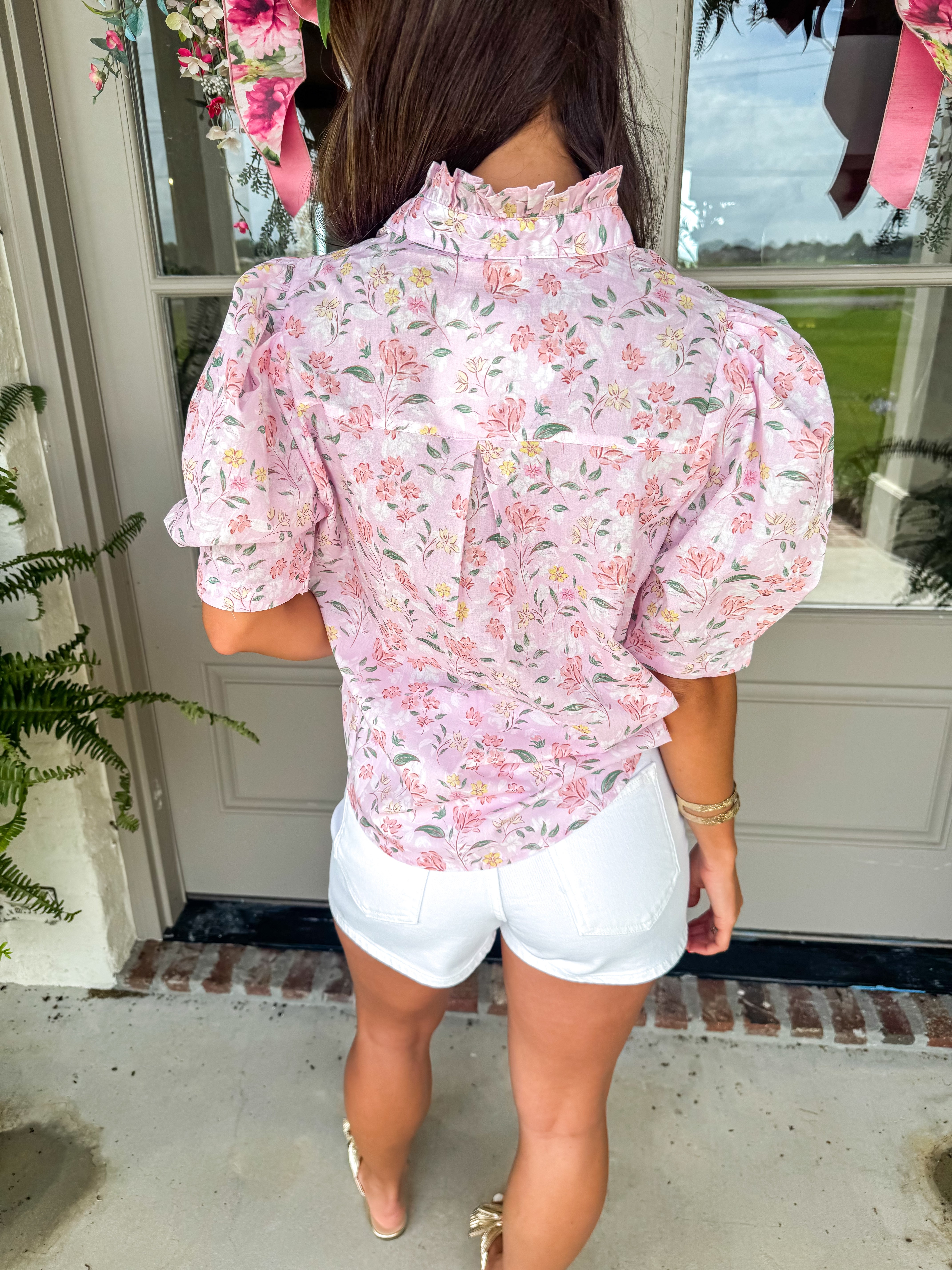 Pink Garden Party Blouse