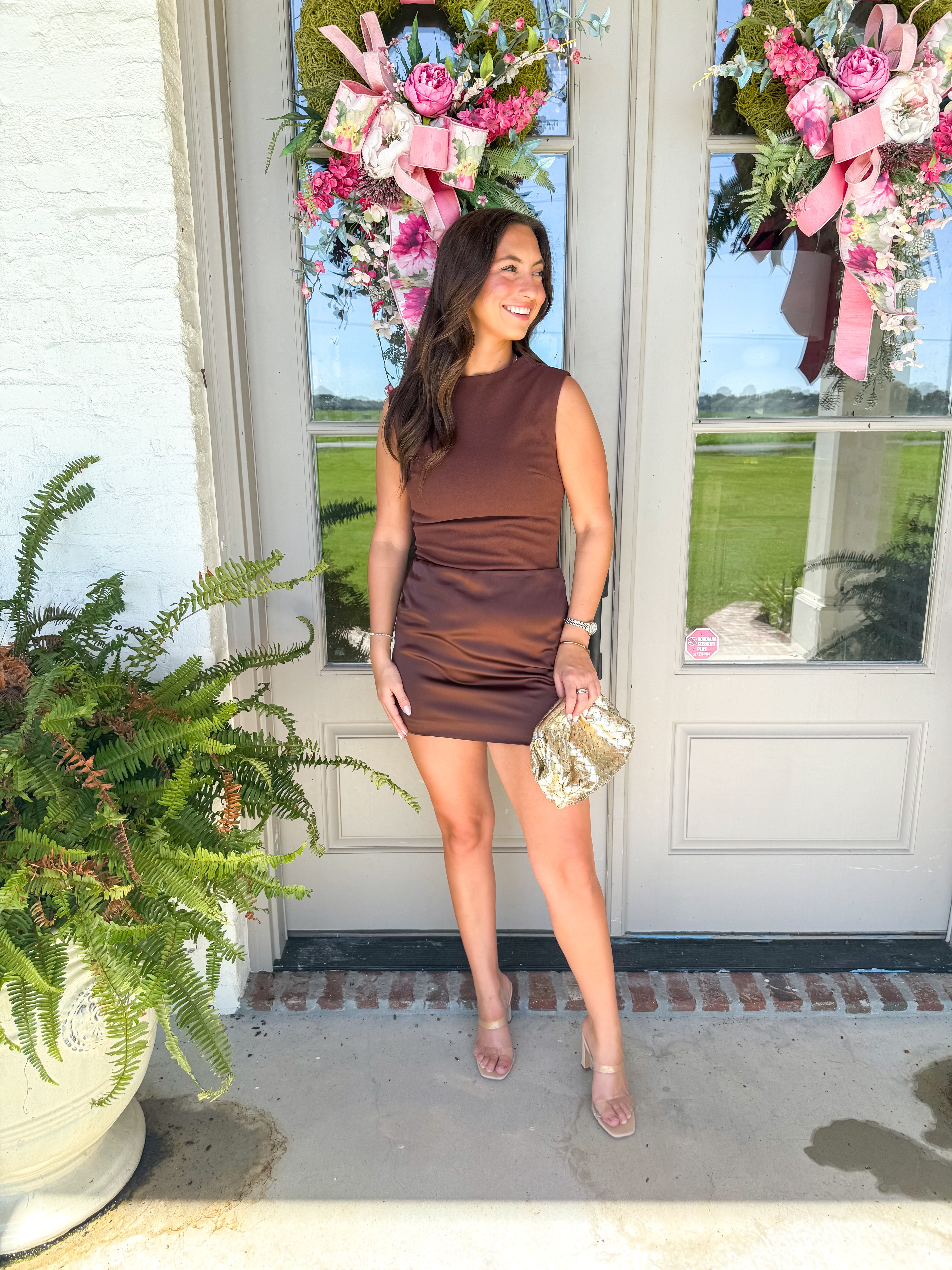 Espresso Sky Mini Dress