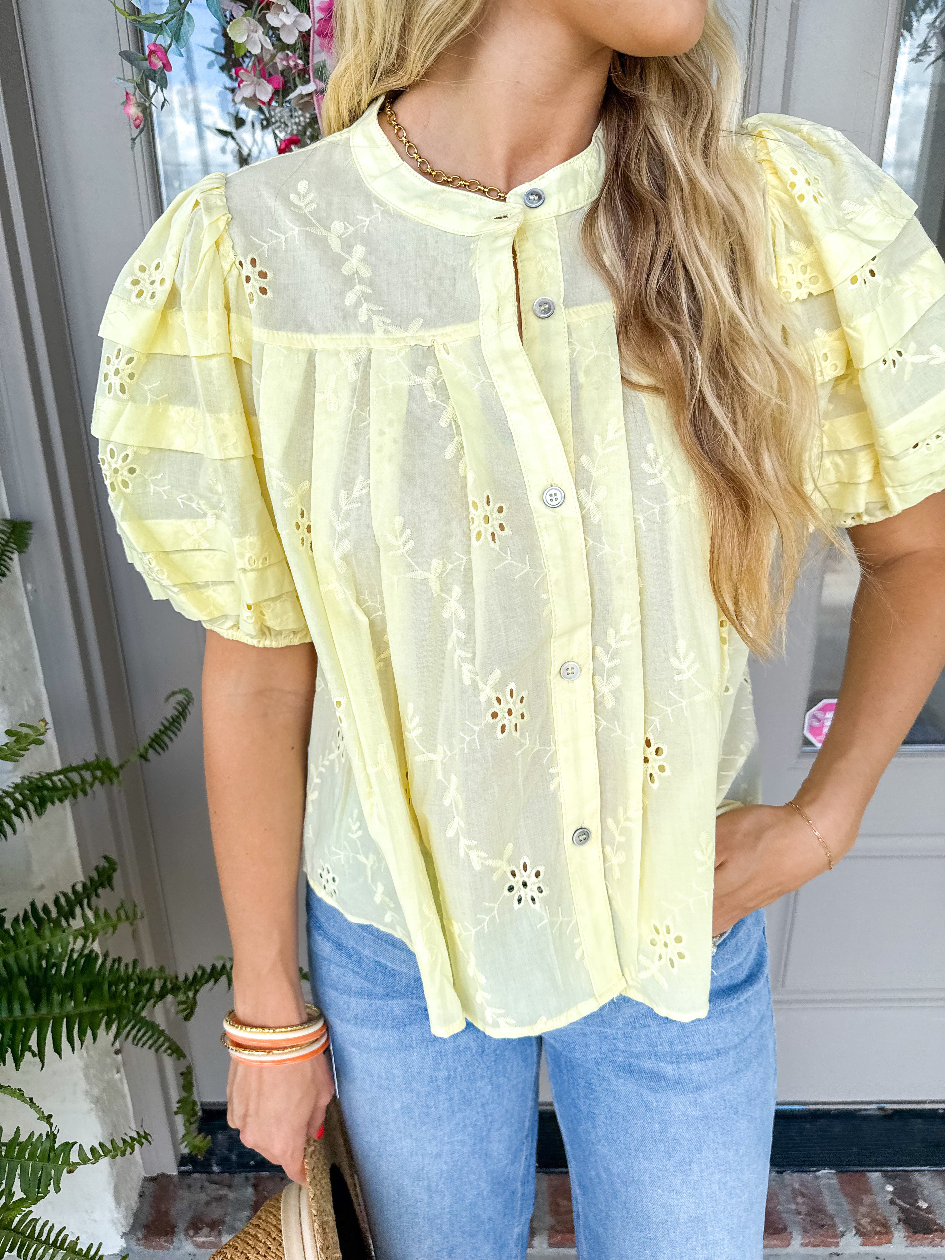 Tilly Bubble Butter Blouse