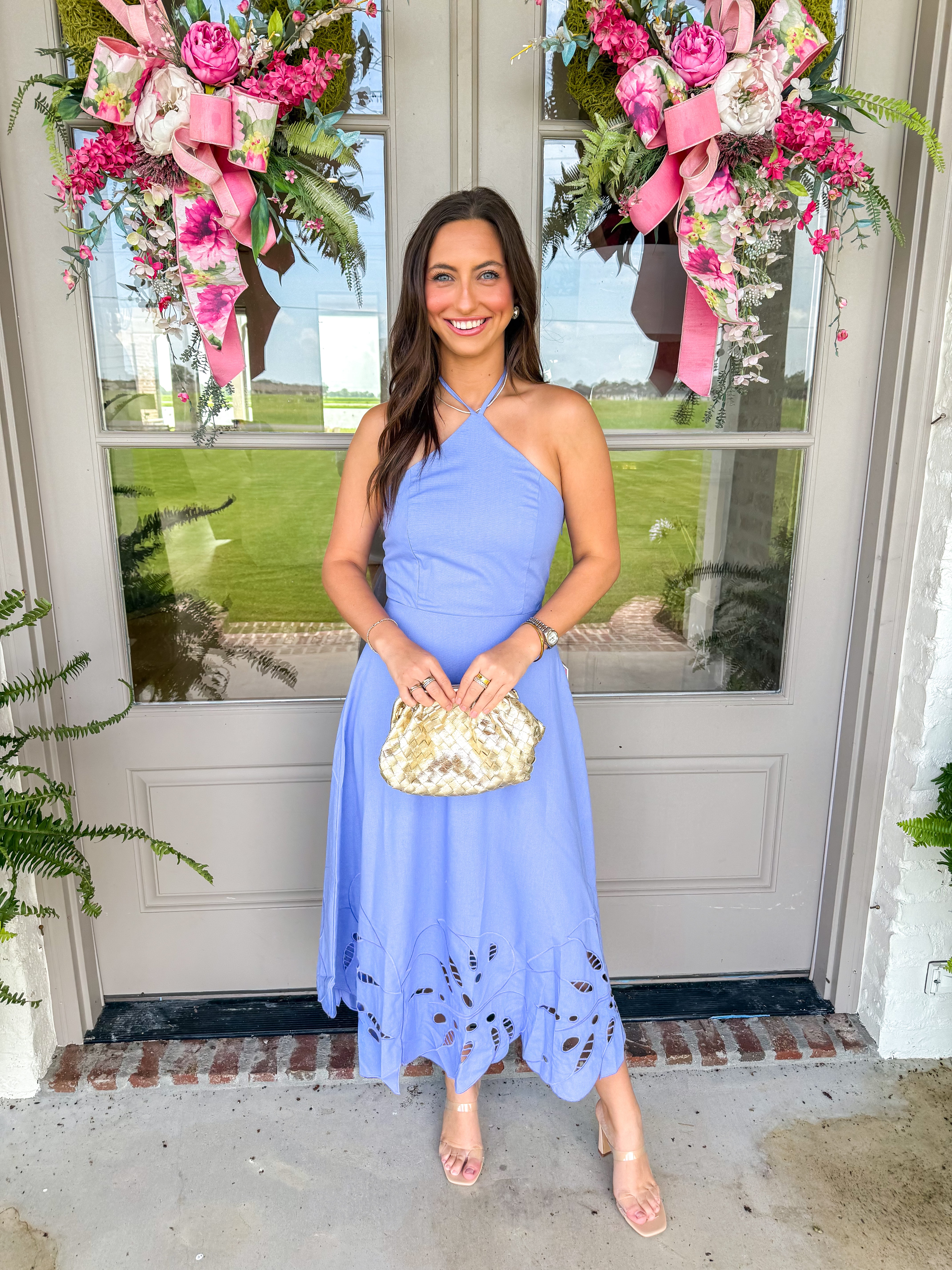 Island Escape Blue Midi