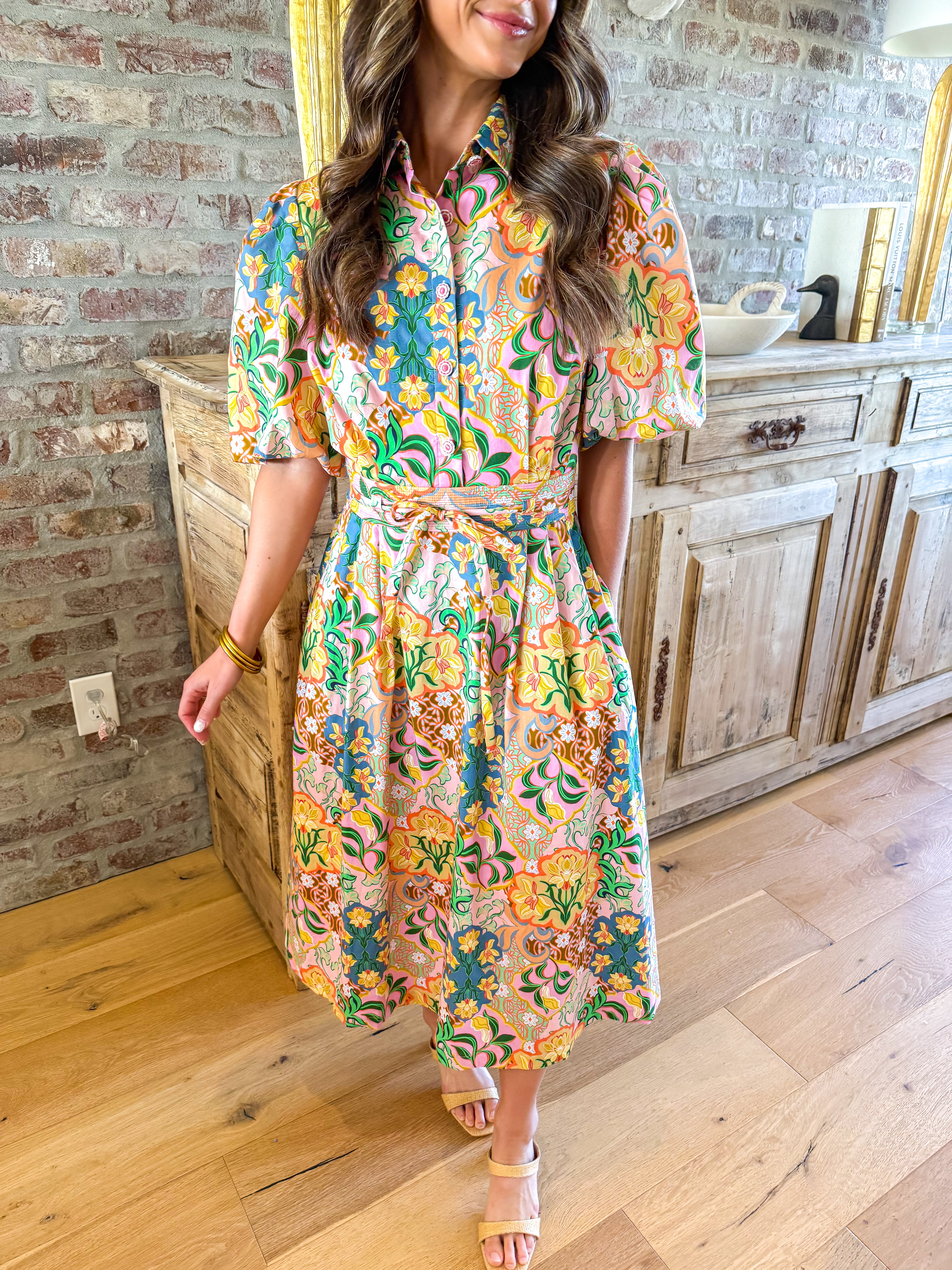 Wildflower Print Midi