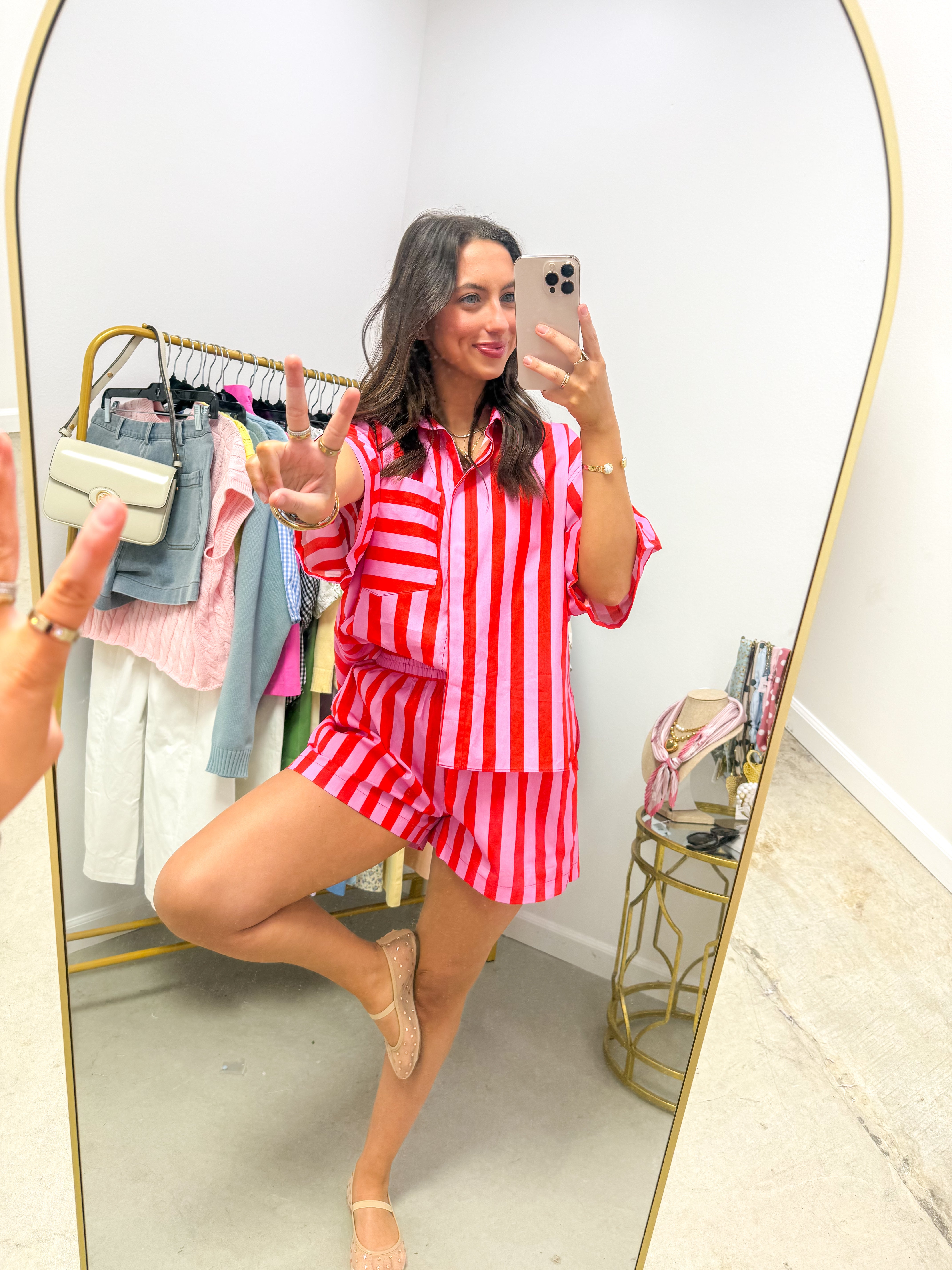 Candy Stripe Cutie Shorts