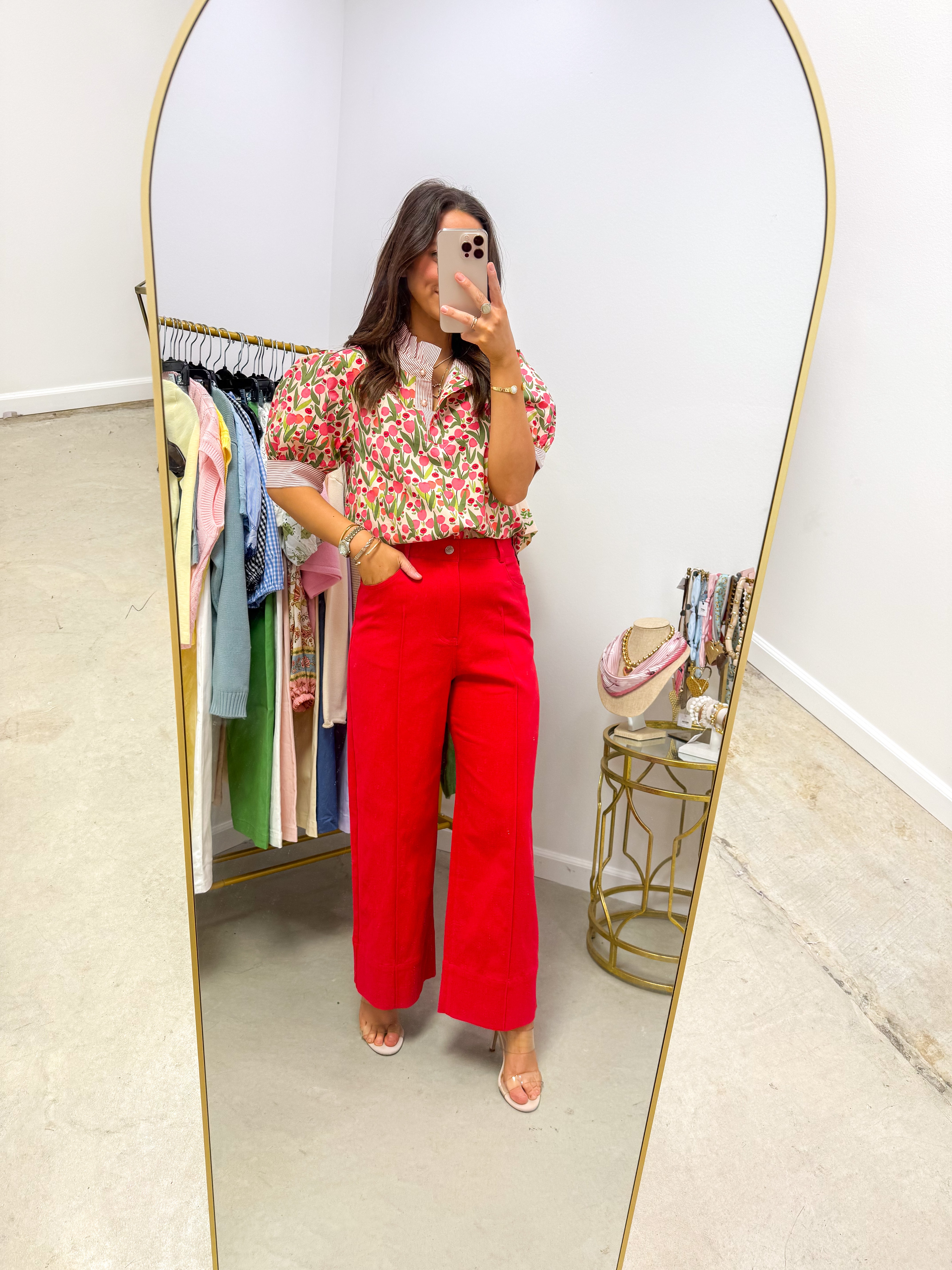 Lucy Jane Red Pants