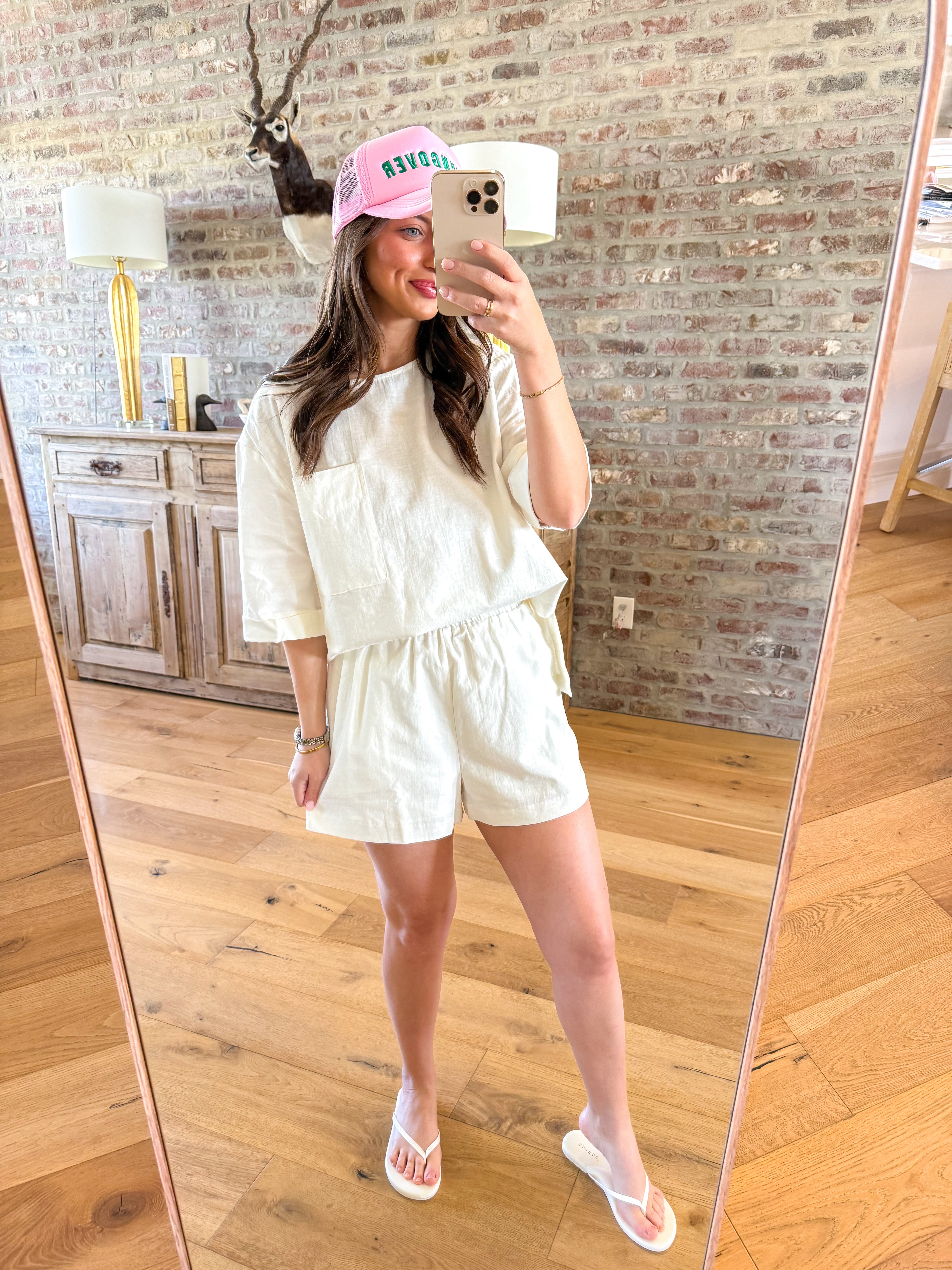 Henry Off White Linen Set