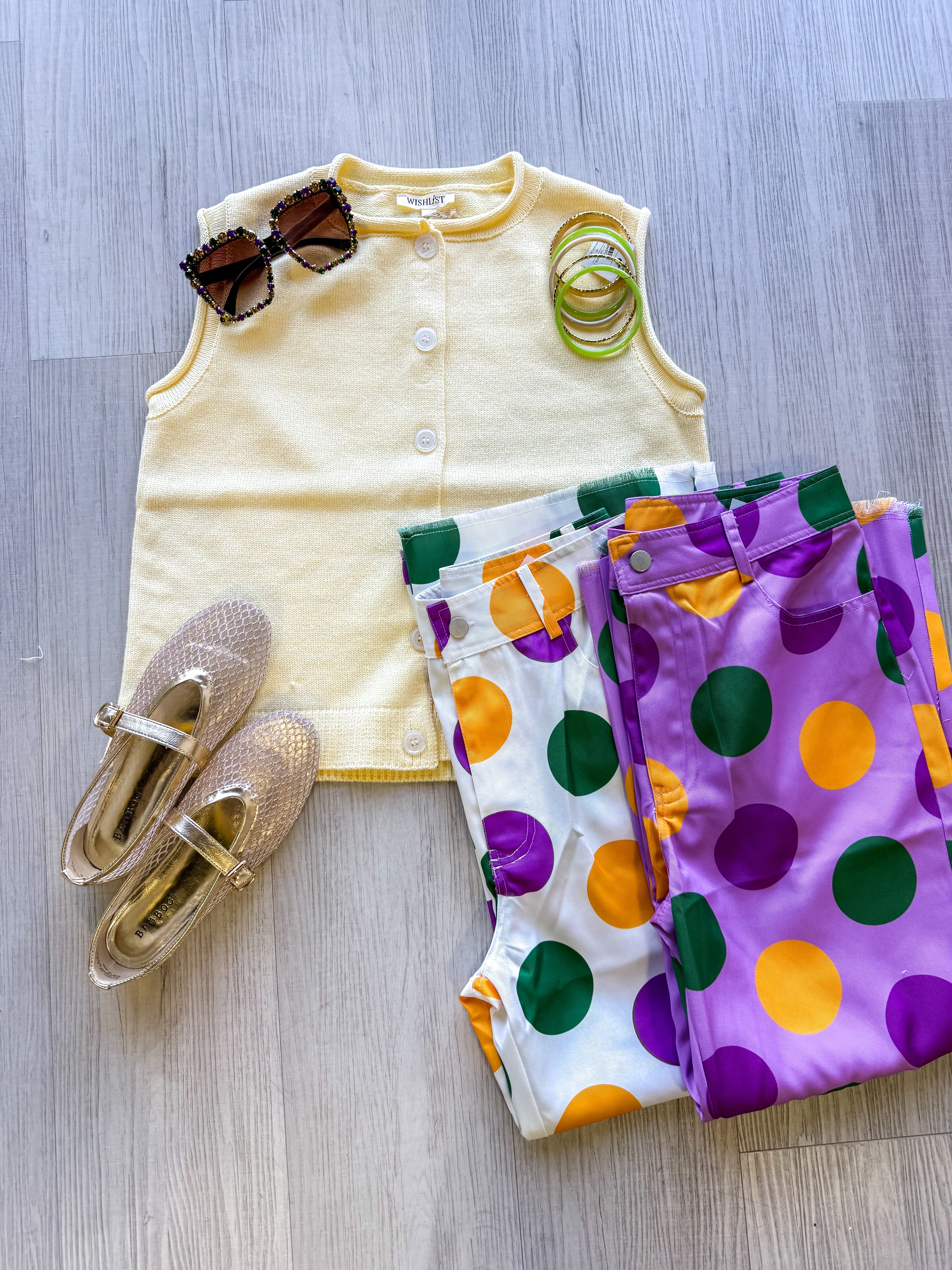 Purple Polka Dot MG pants