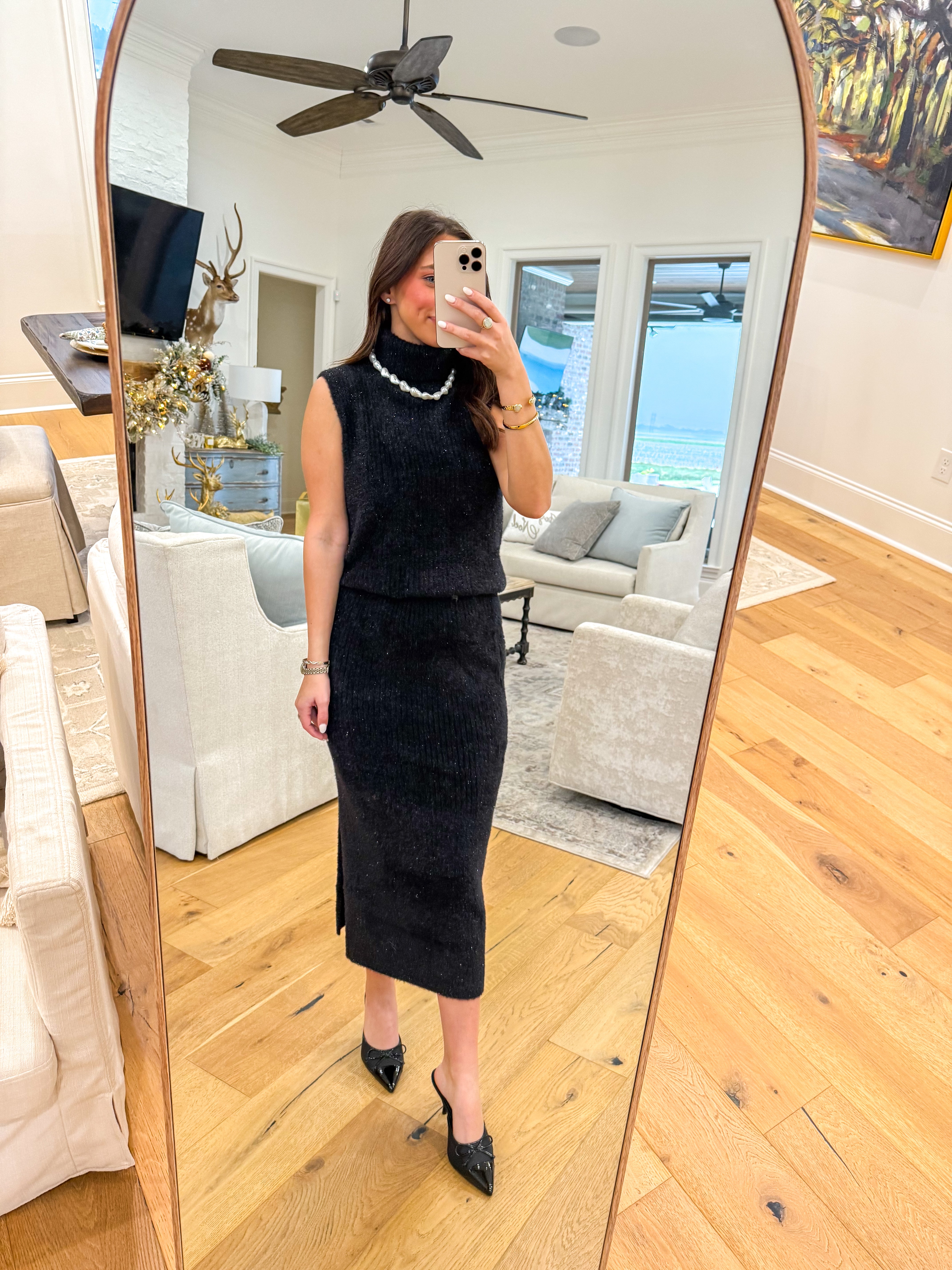 Indie Fuzzy Sweater Set