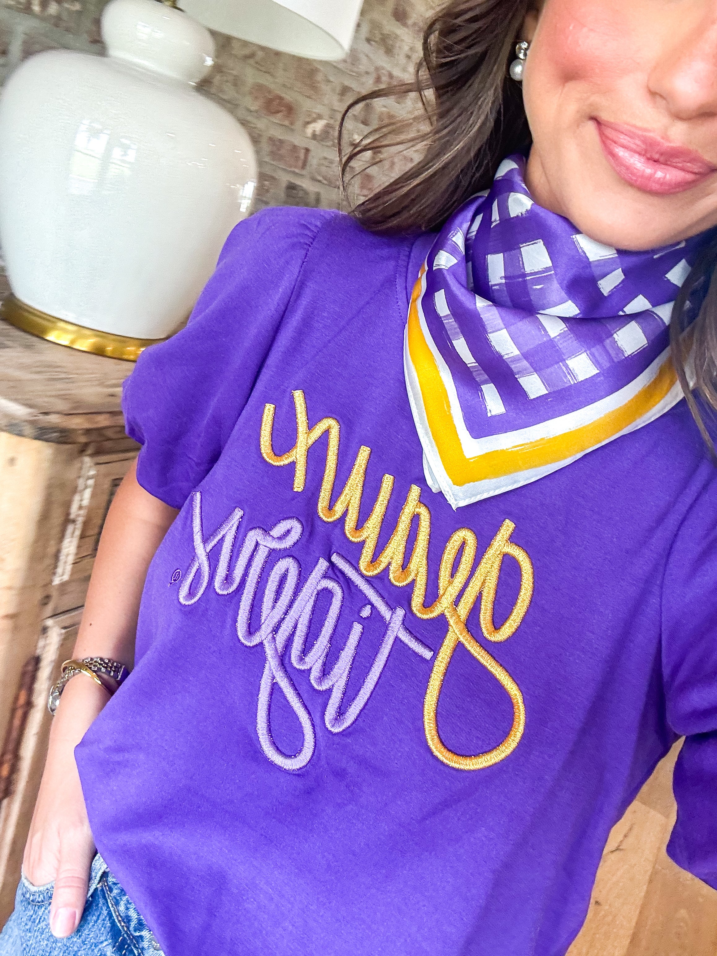 Tina Geaux Tigers Top
