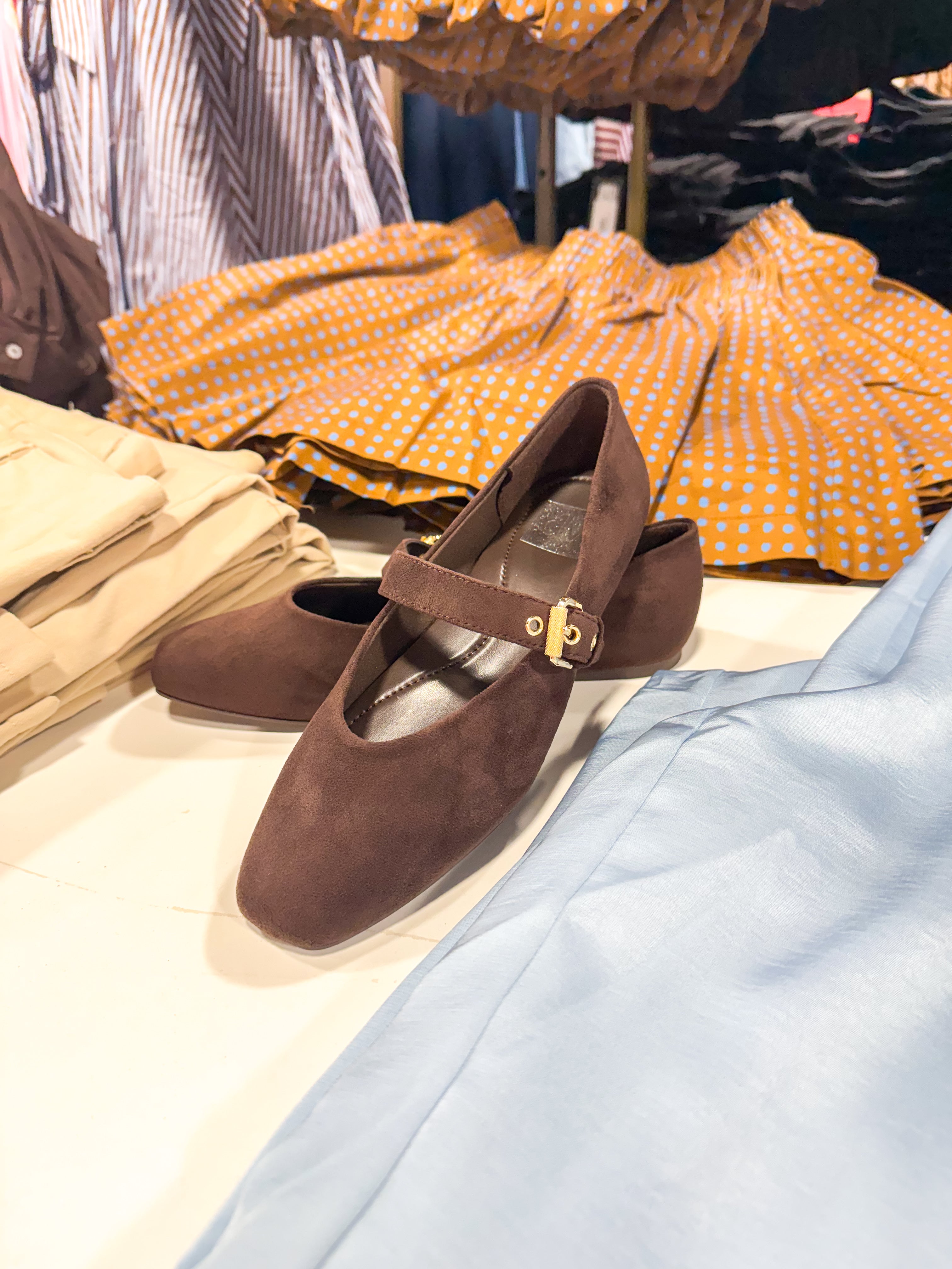 Mulaney Chocolate Ballet Flats