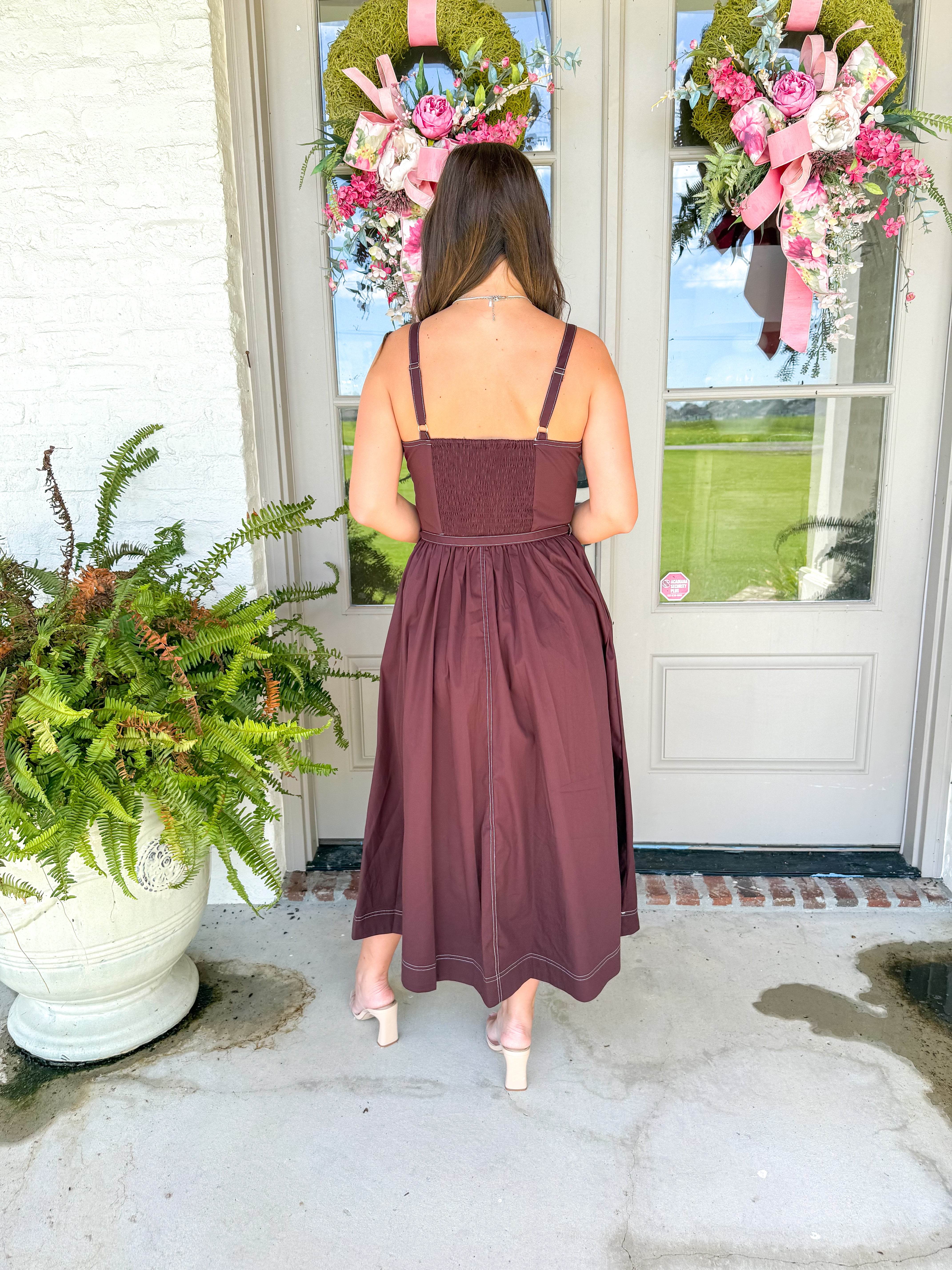 Chocolate Chip Midi Dress