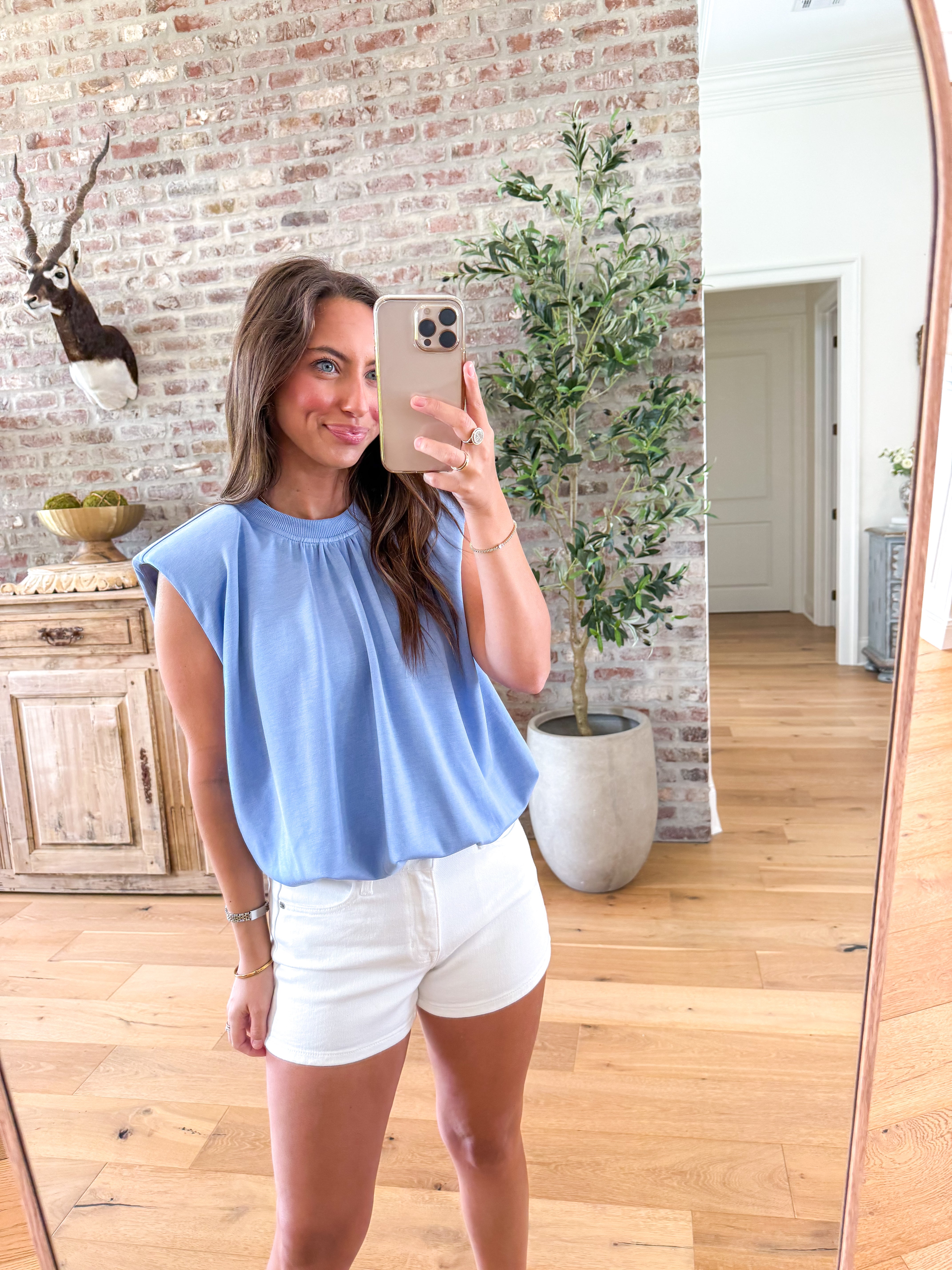 Bubbly Blue Top