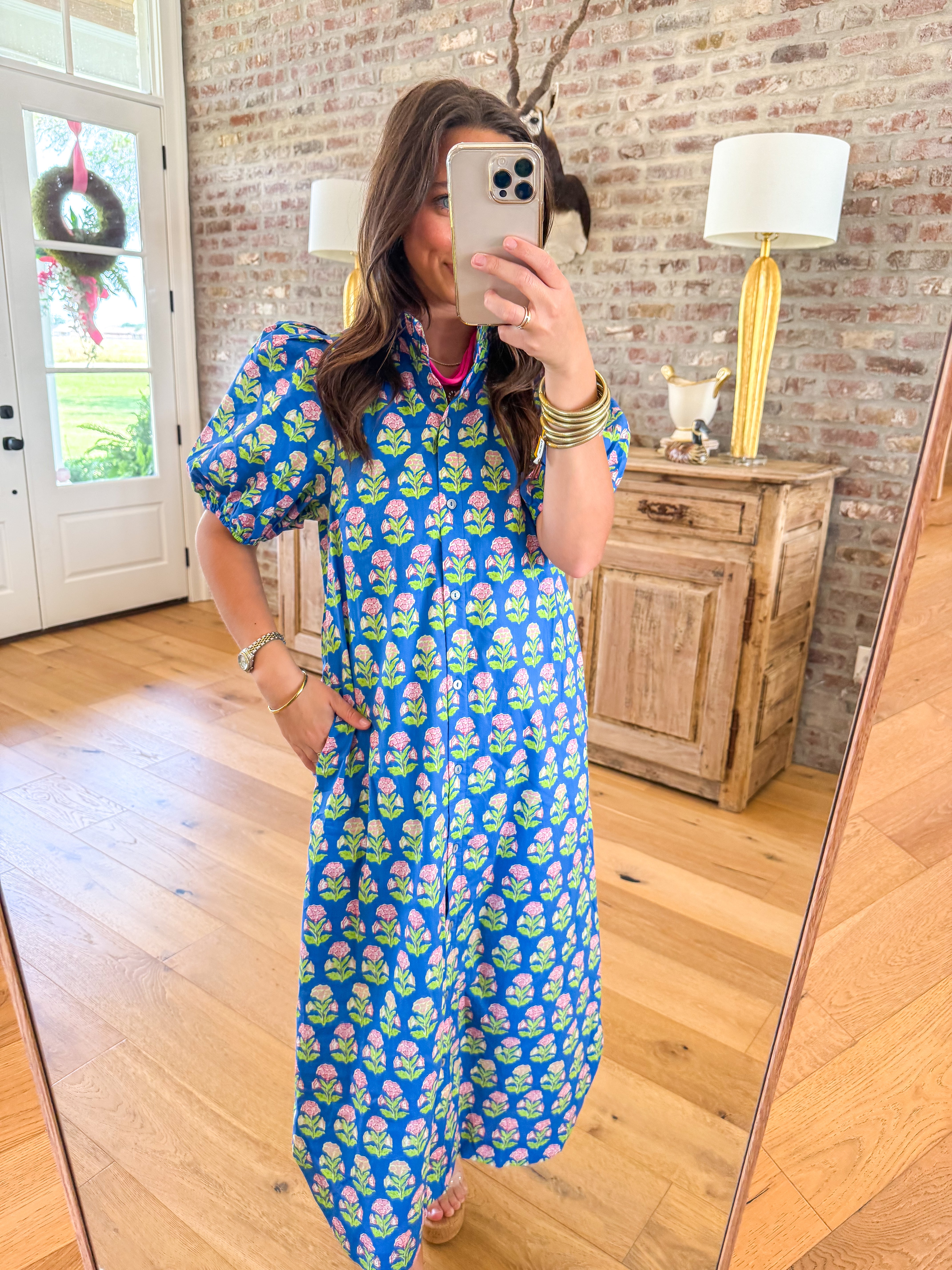 Blue Garden Maxi