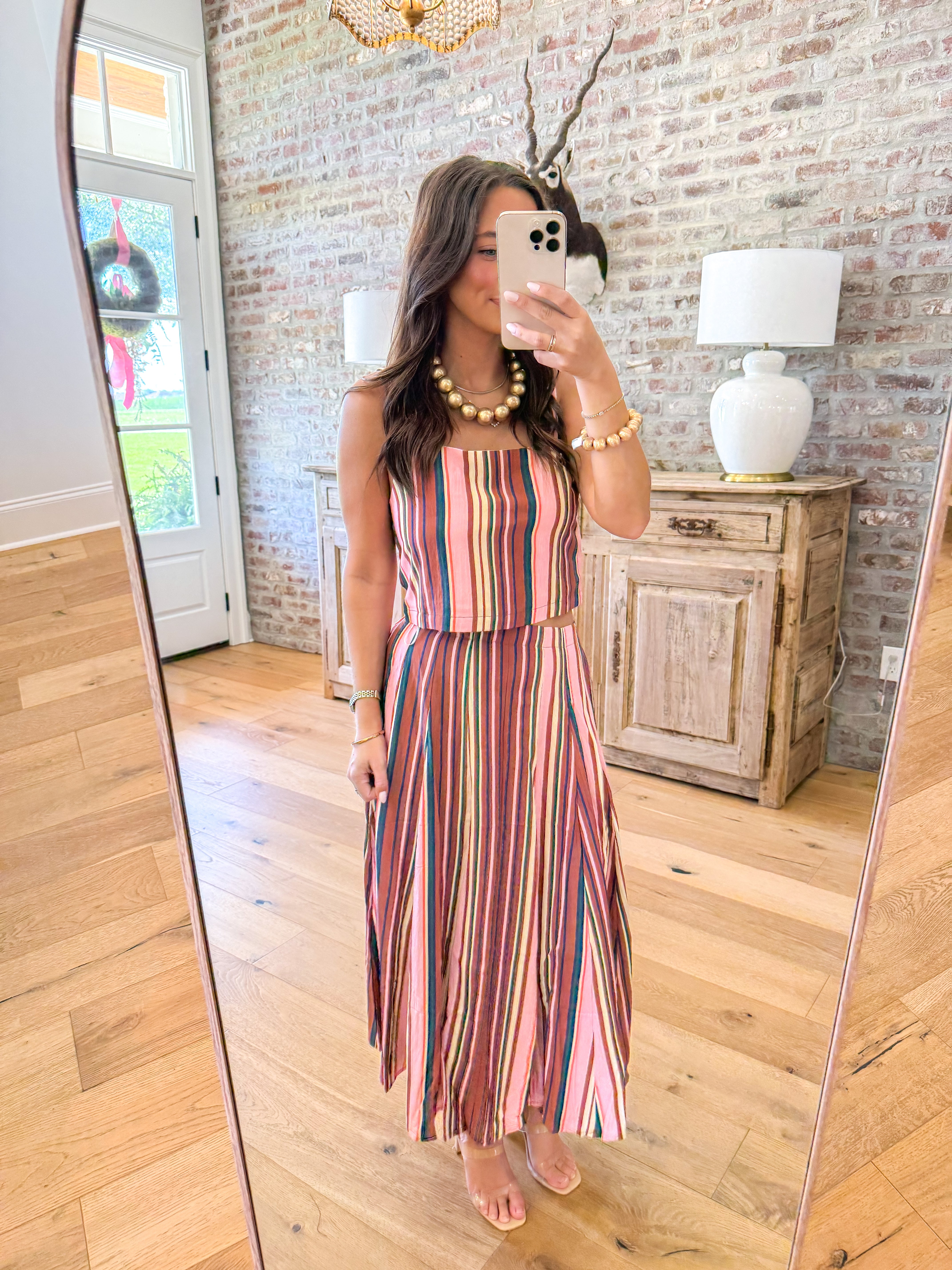 Sunday Stripe Skirt Set