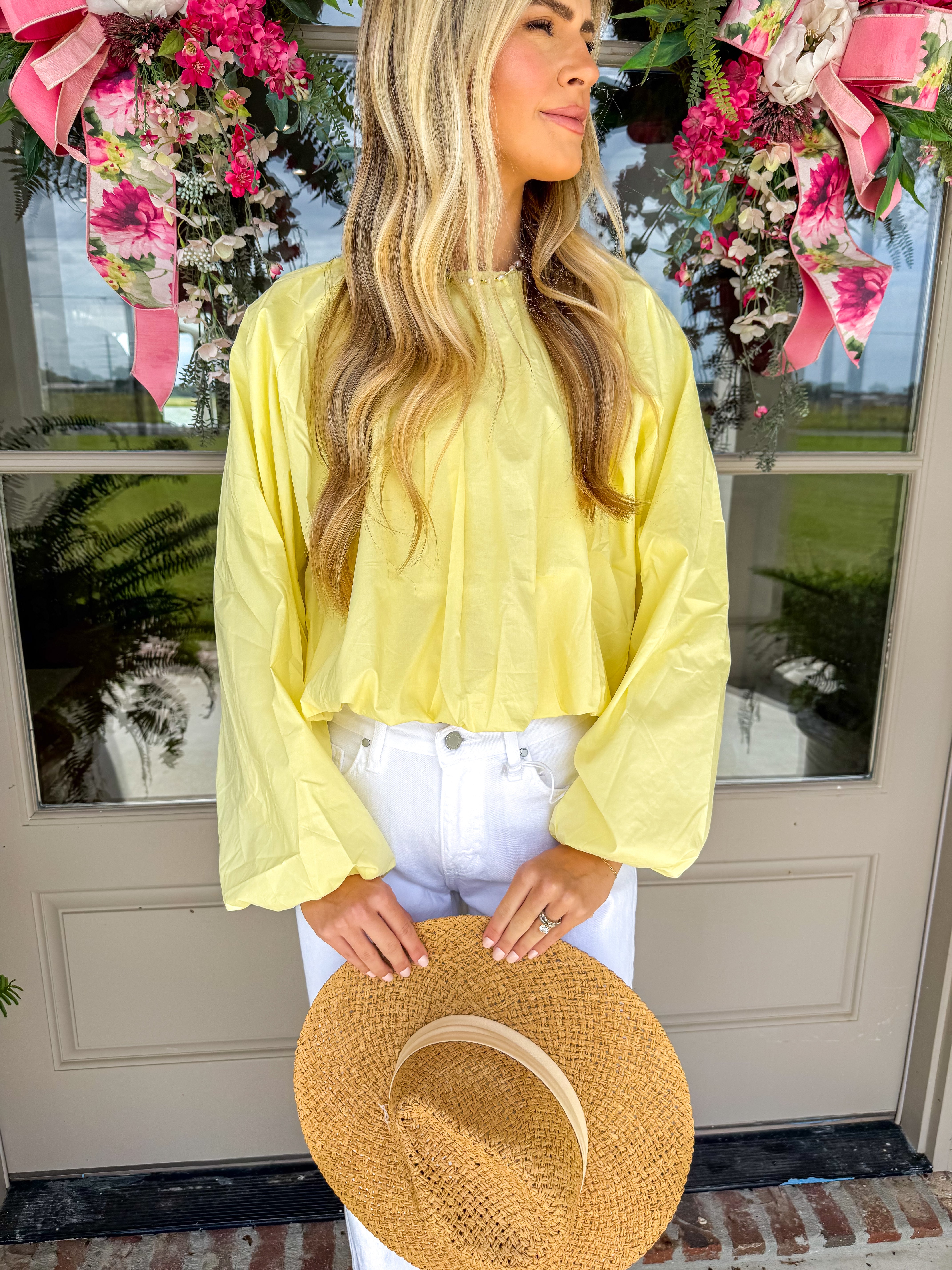 Sunshine State Gathered Blouse