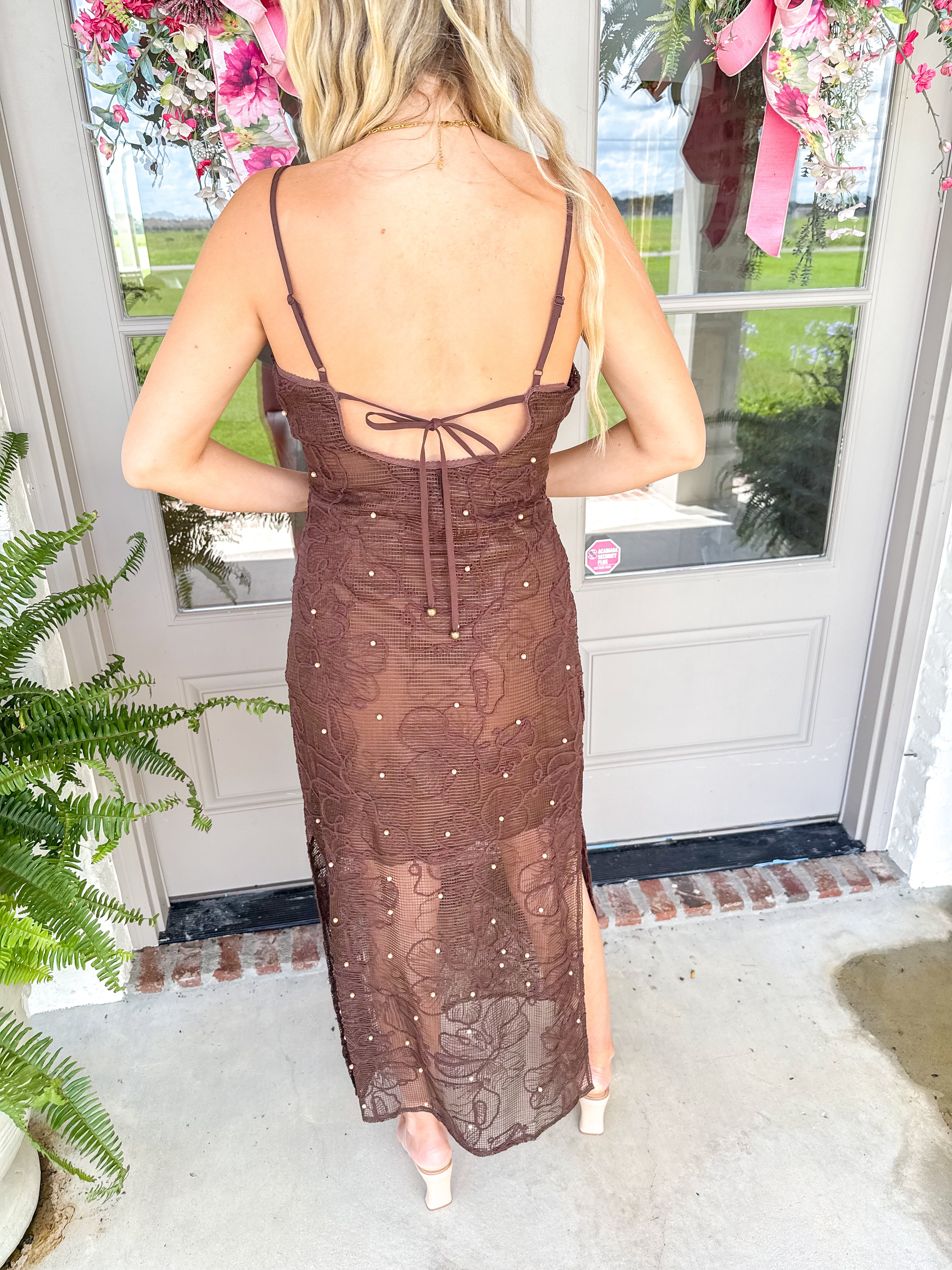Maureen Dress Chicory Coffee