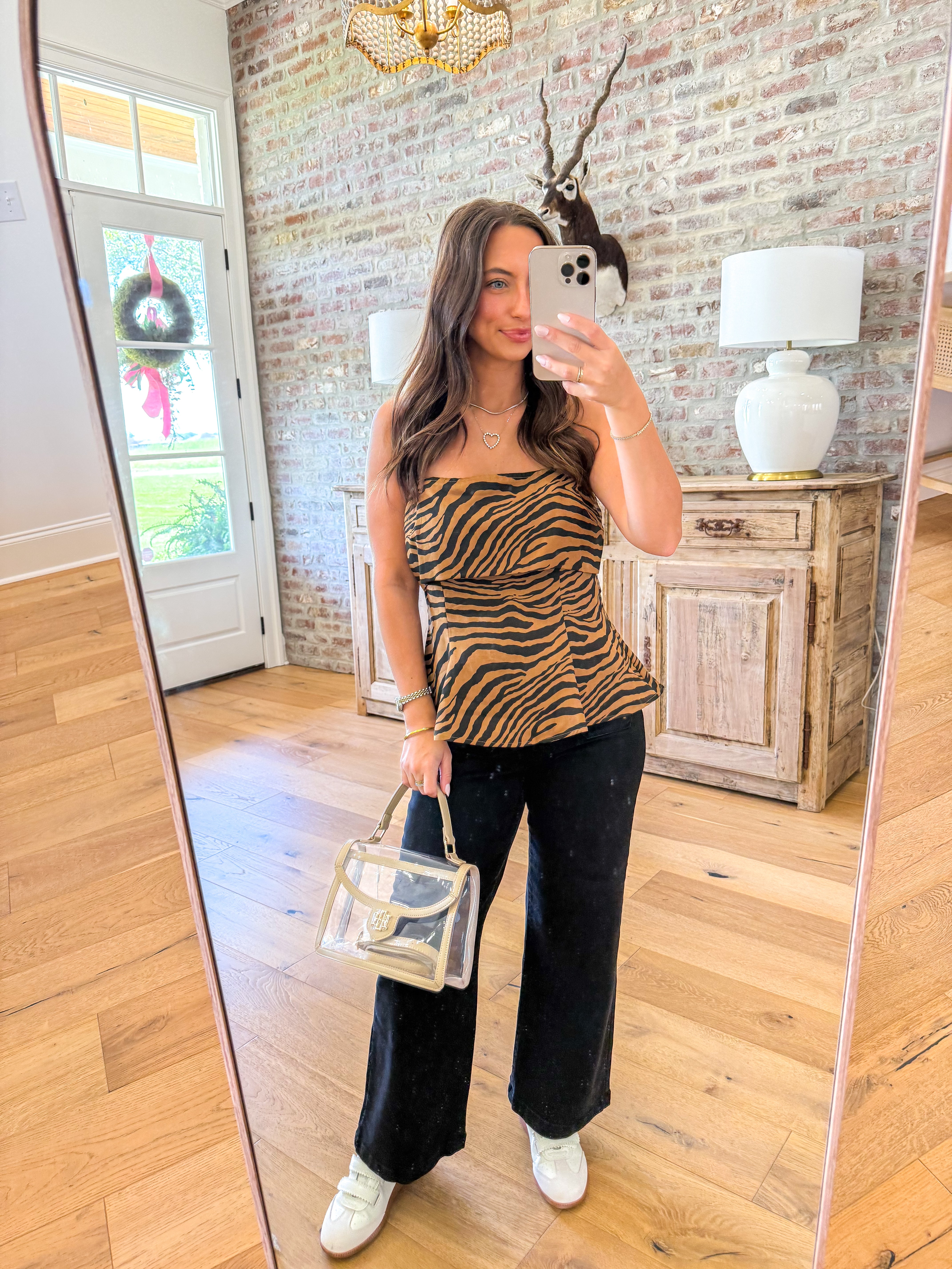 Fierce Grace Tiger Print Top
