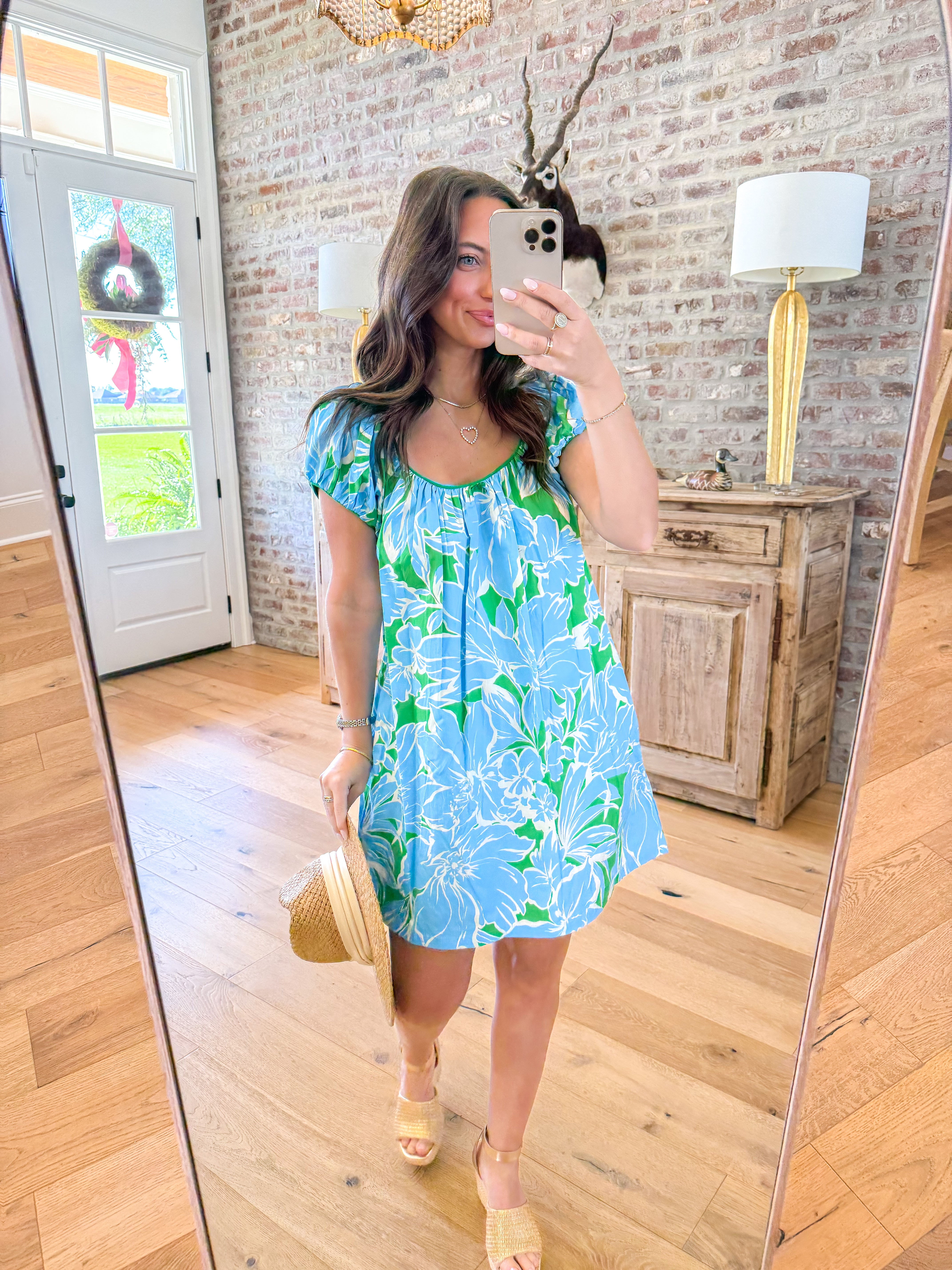 Chelsie Bloom Babydoll Mini Dress