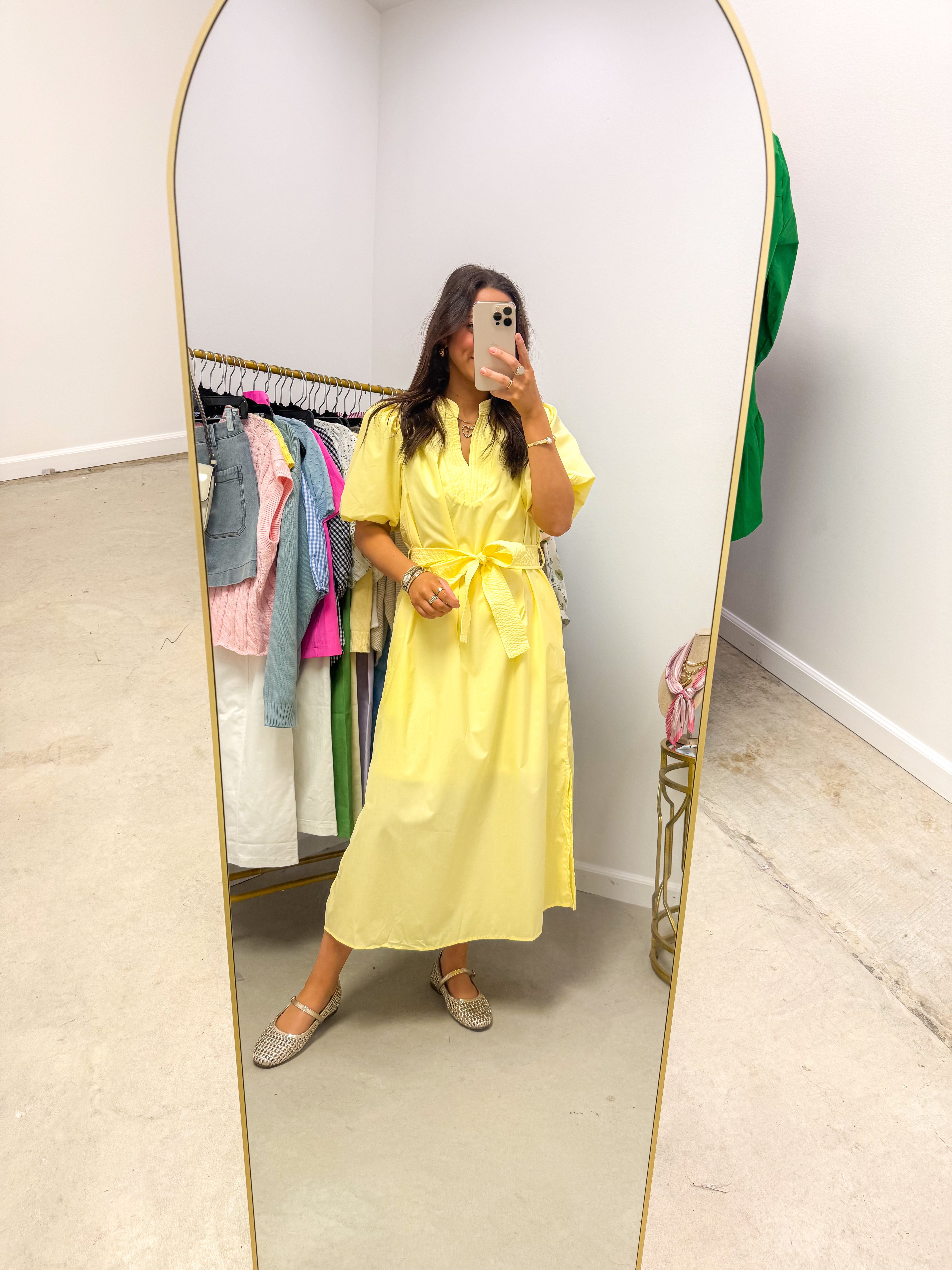 Sweet Ella Mae Yellow Midi