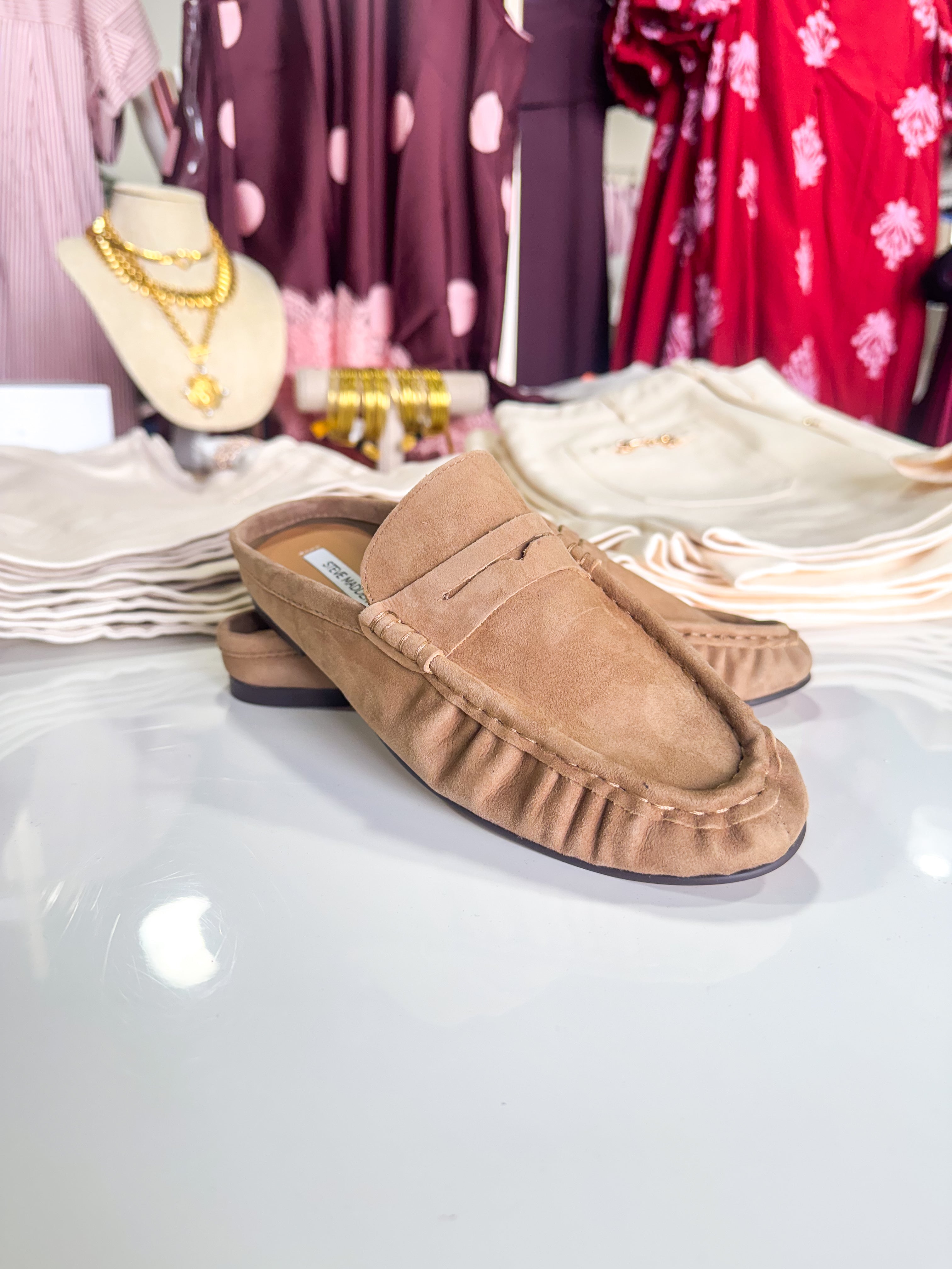 Rafe Taupe Suede Mule