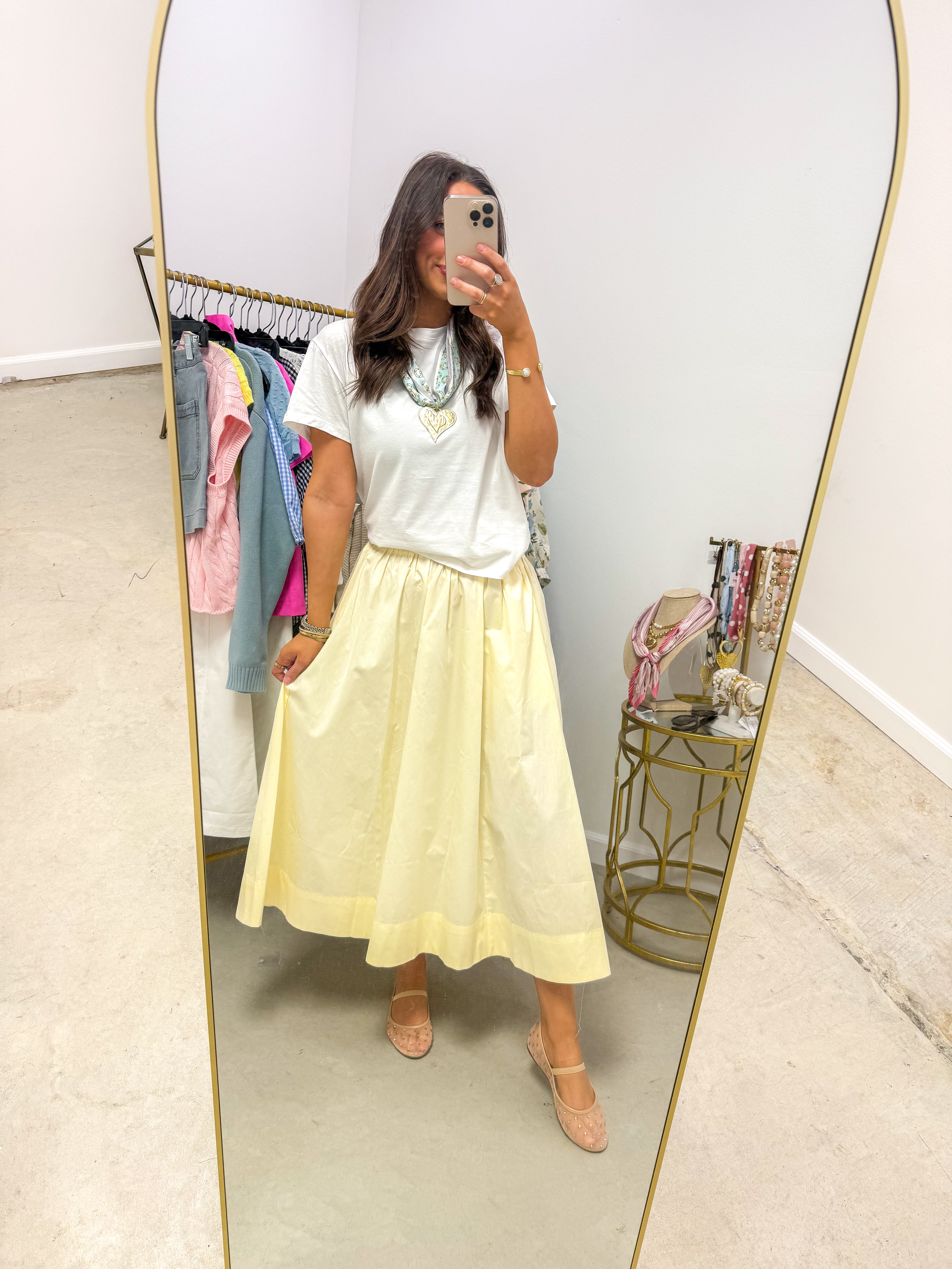 Sasha Gathered Maxi Skirt