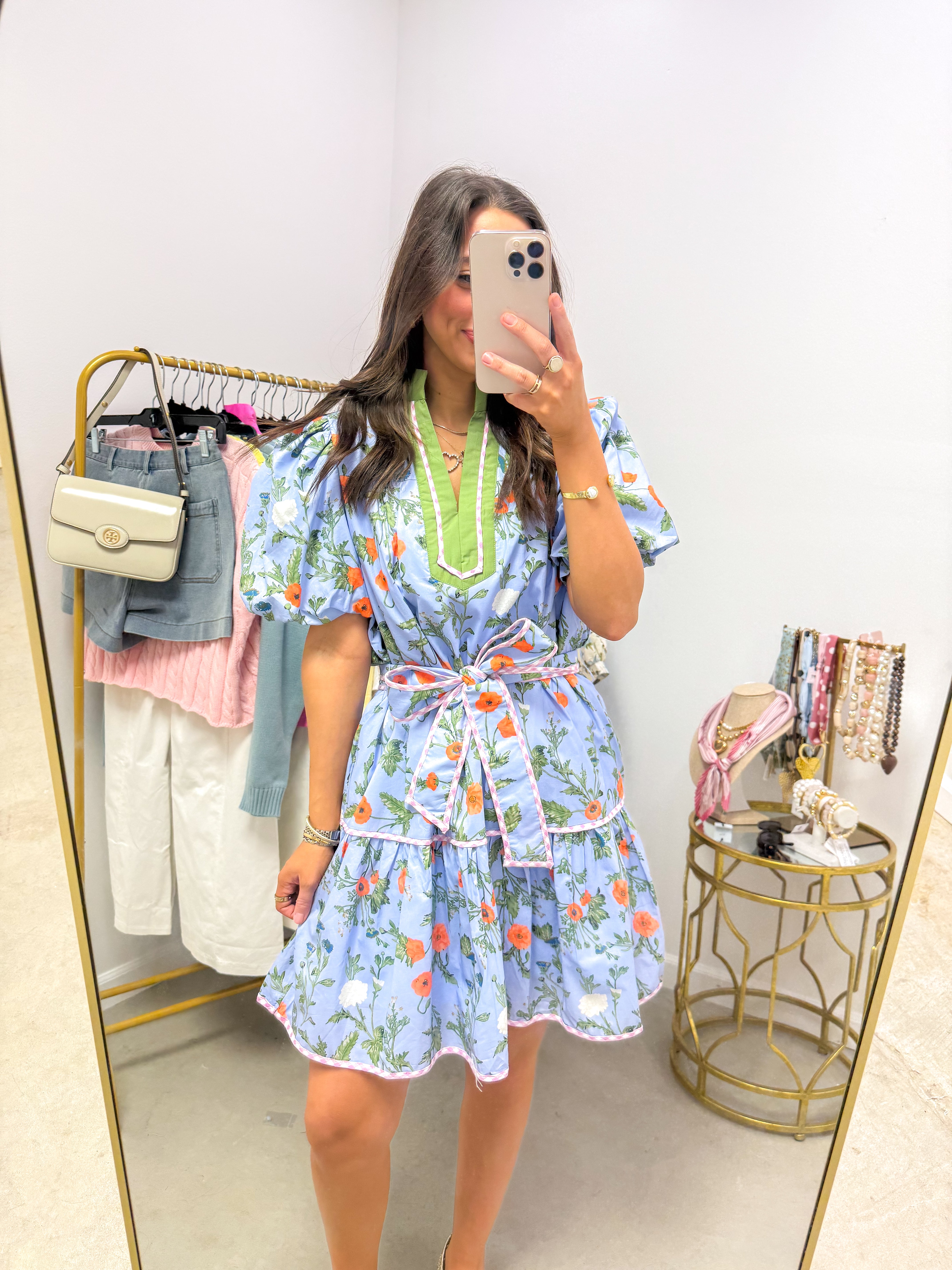 Wildflower Waltz Blue Floral Mini