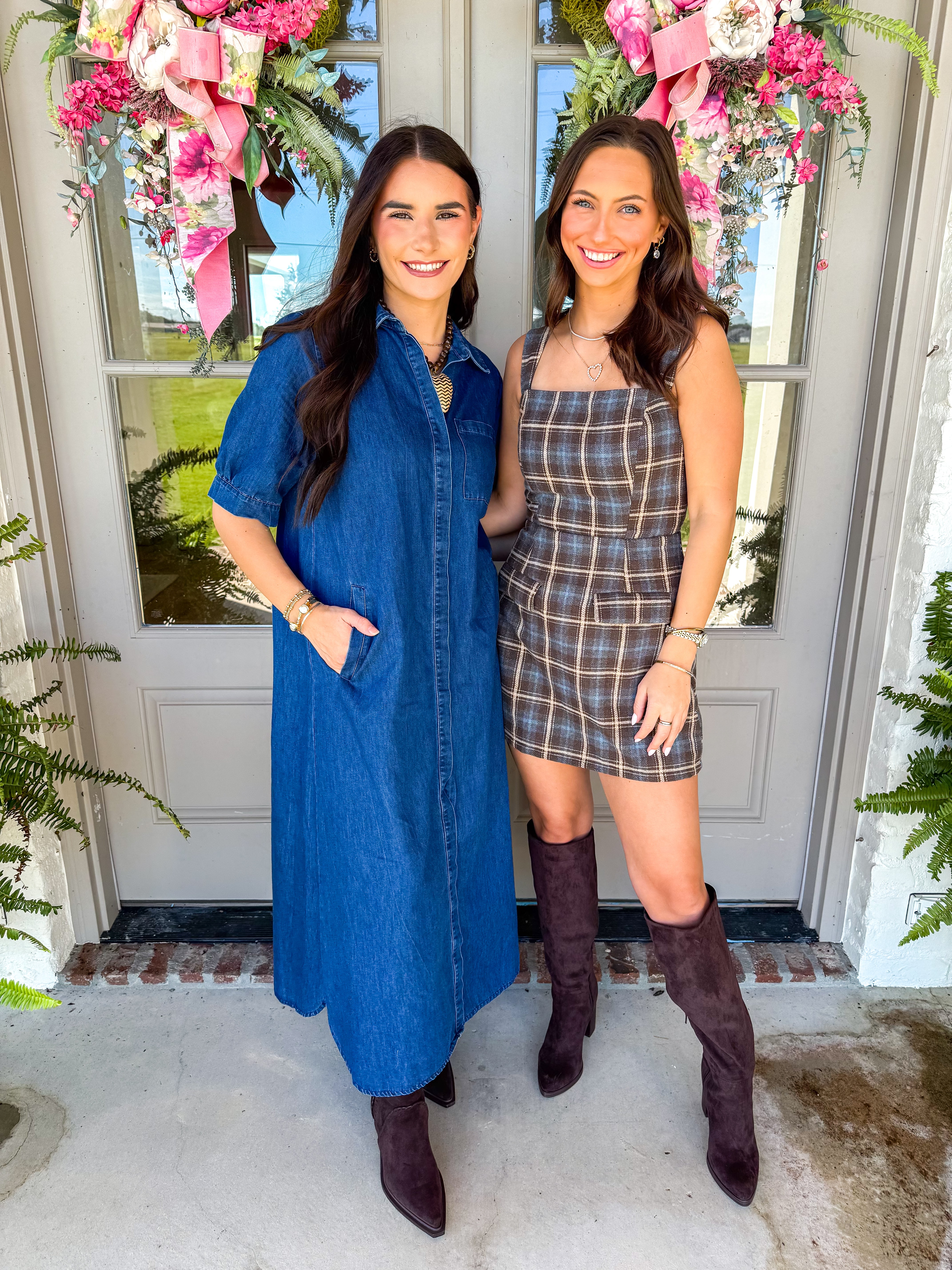 The Dean's List Plaid Mini Dress
