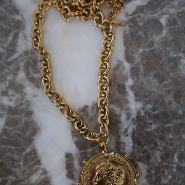 Gold Coin Necklace