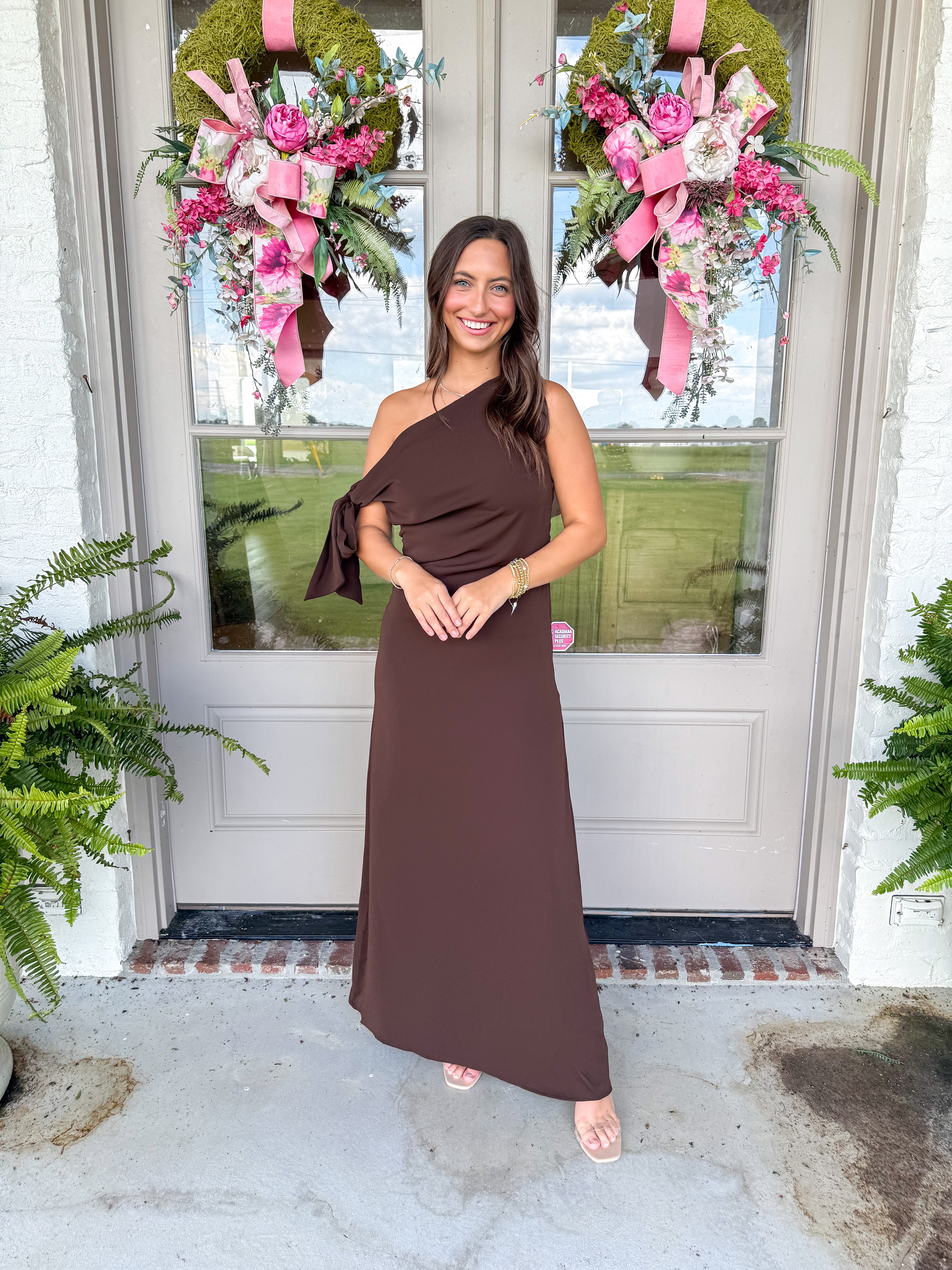 Remie Chocolate Brown Midi