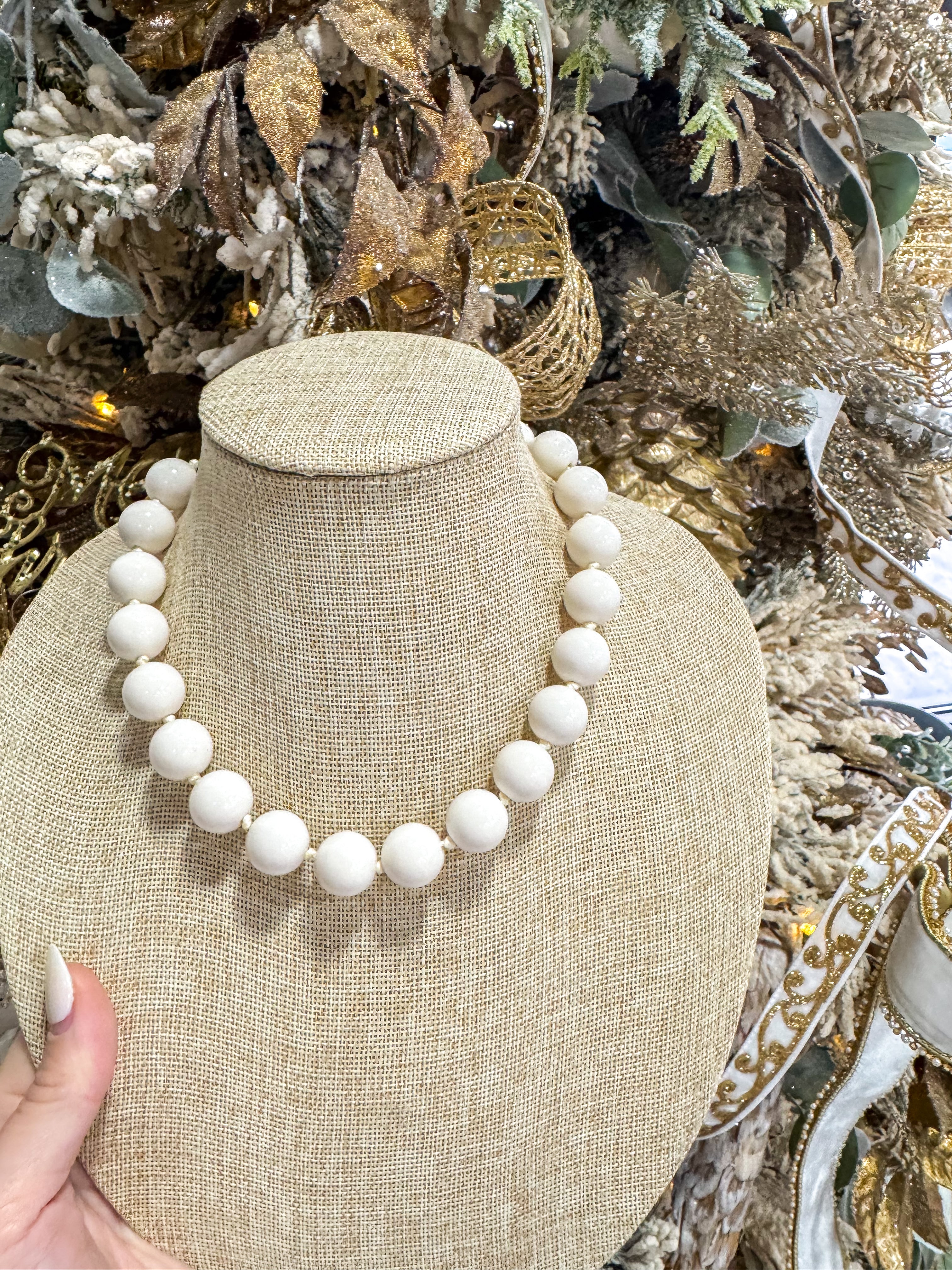 Ivory Bead Necklace