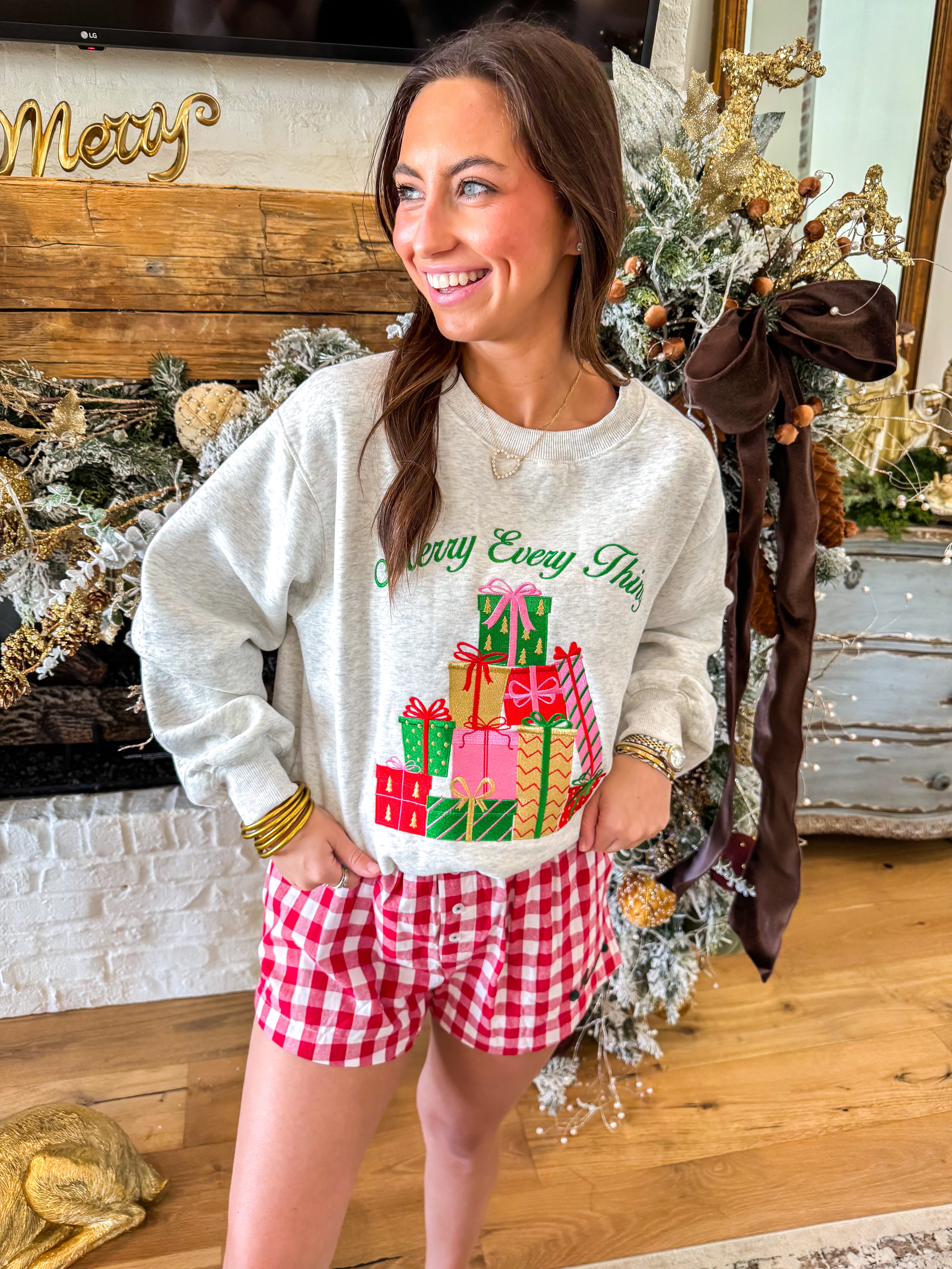 Merry Everything Fleece Sweatshirt