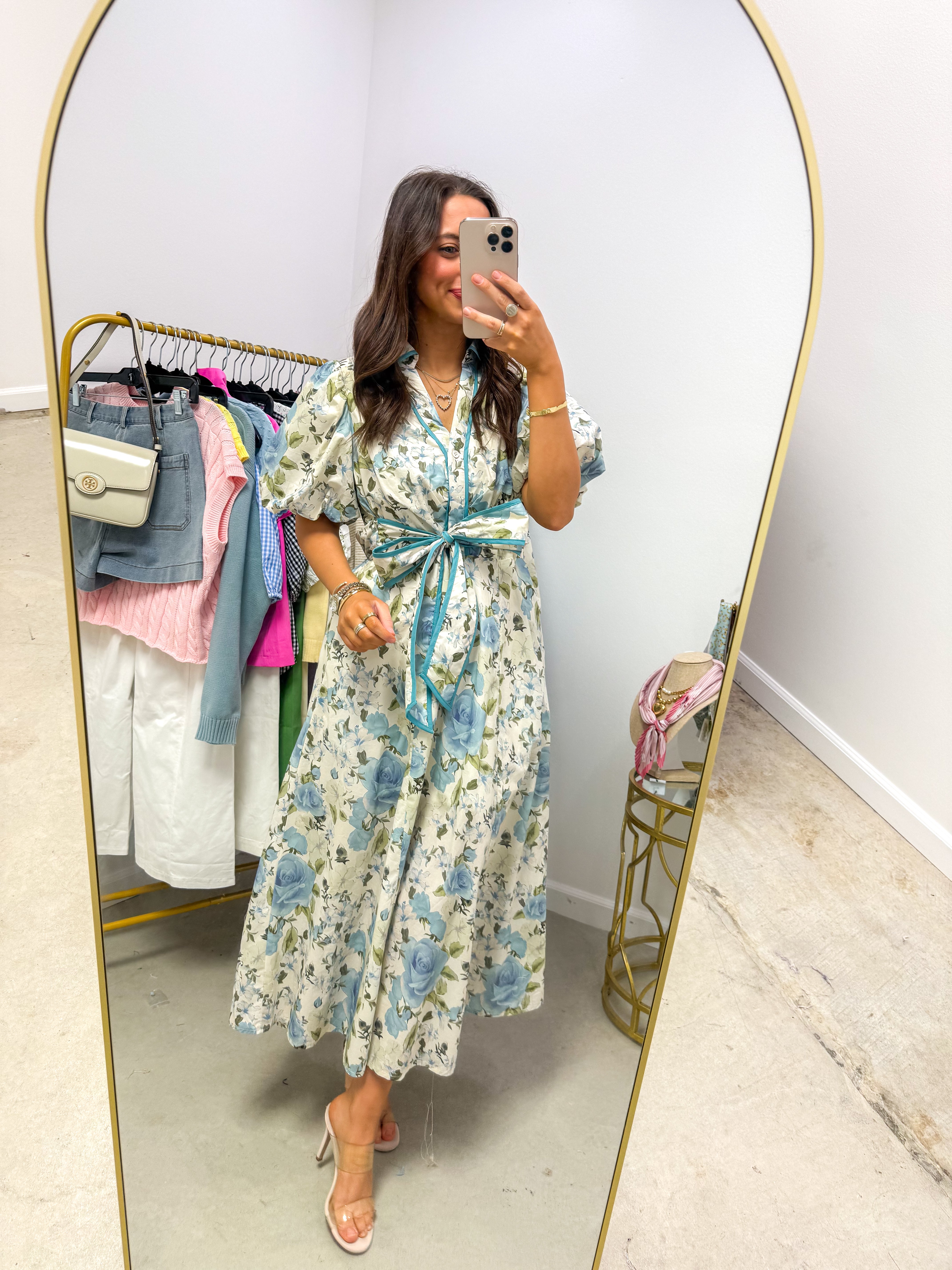 Bloom Babe Blue Floral Midi